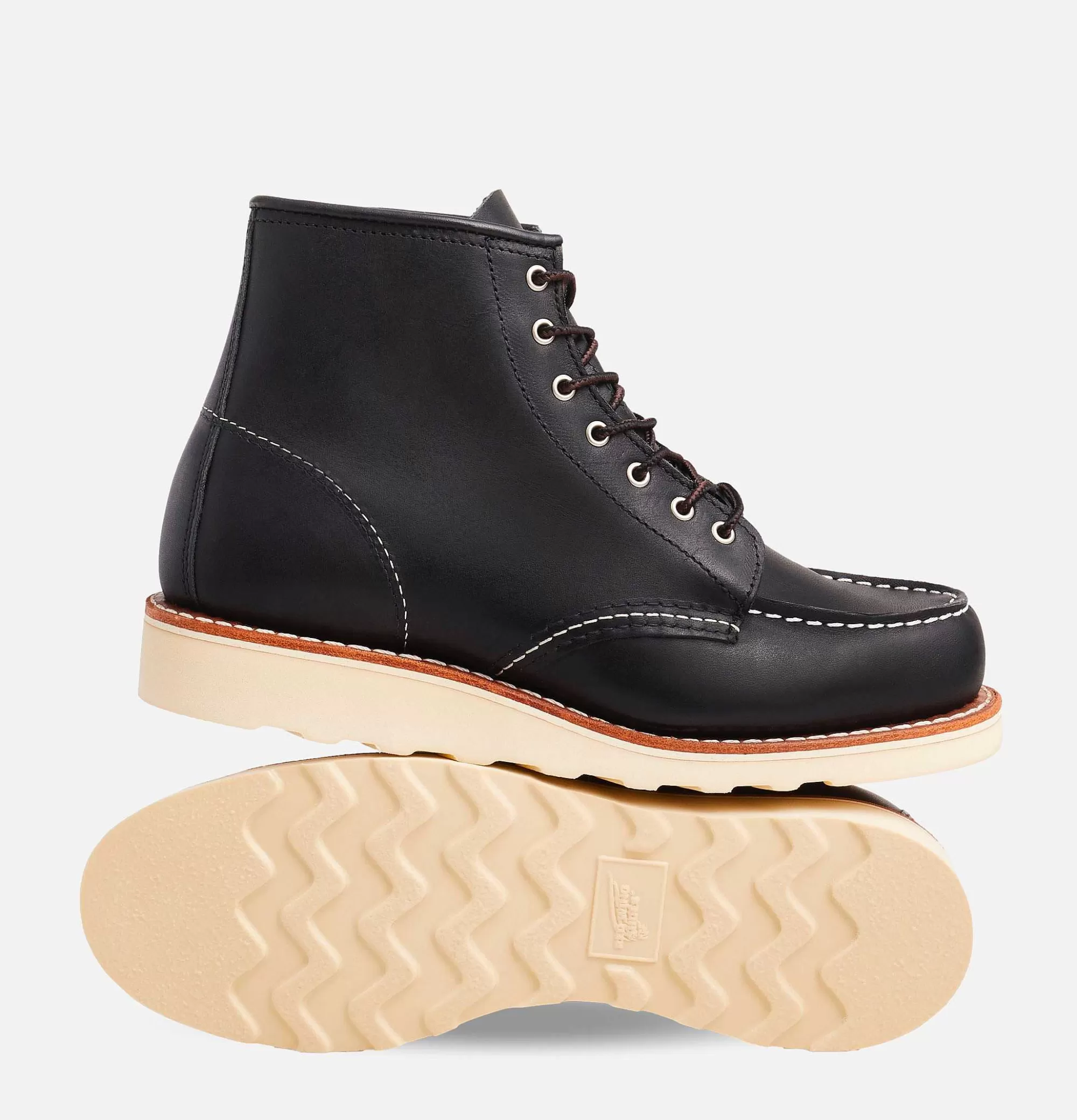 Botas Red Wing 3373 para Mujer - Punta Mocasín en Negro Ébano | Estilo Casual con Suela Duradera