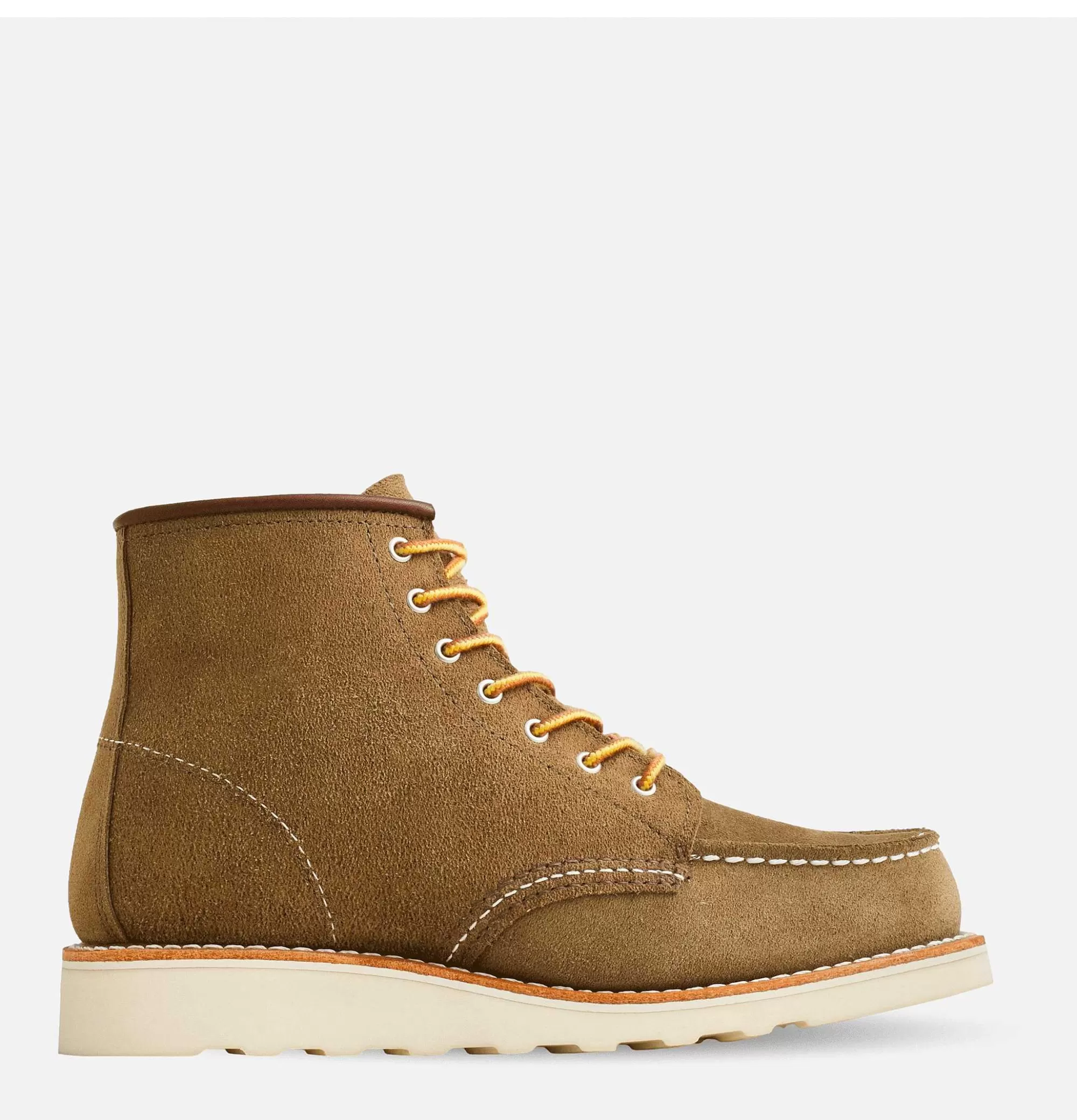 Botas de Trabajo Red Wing para Mujer - Modelo 3377 Punta Mocasín en Oliva, Calzado Resistente con Estilo Duradero