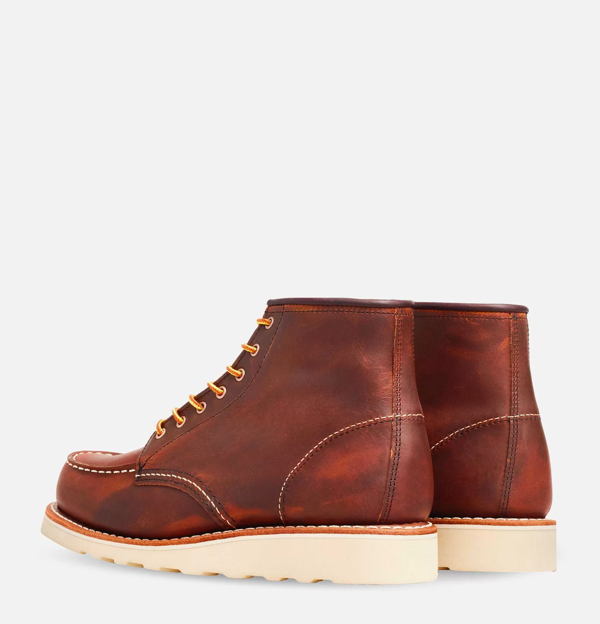 Botas Red Wing 3428 para Mujer - Punta Mocasín en Cuero Rugoso, Calzado Duradero con Estilo Industrial