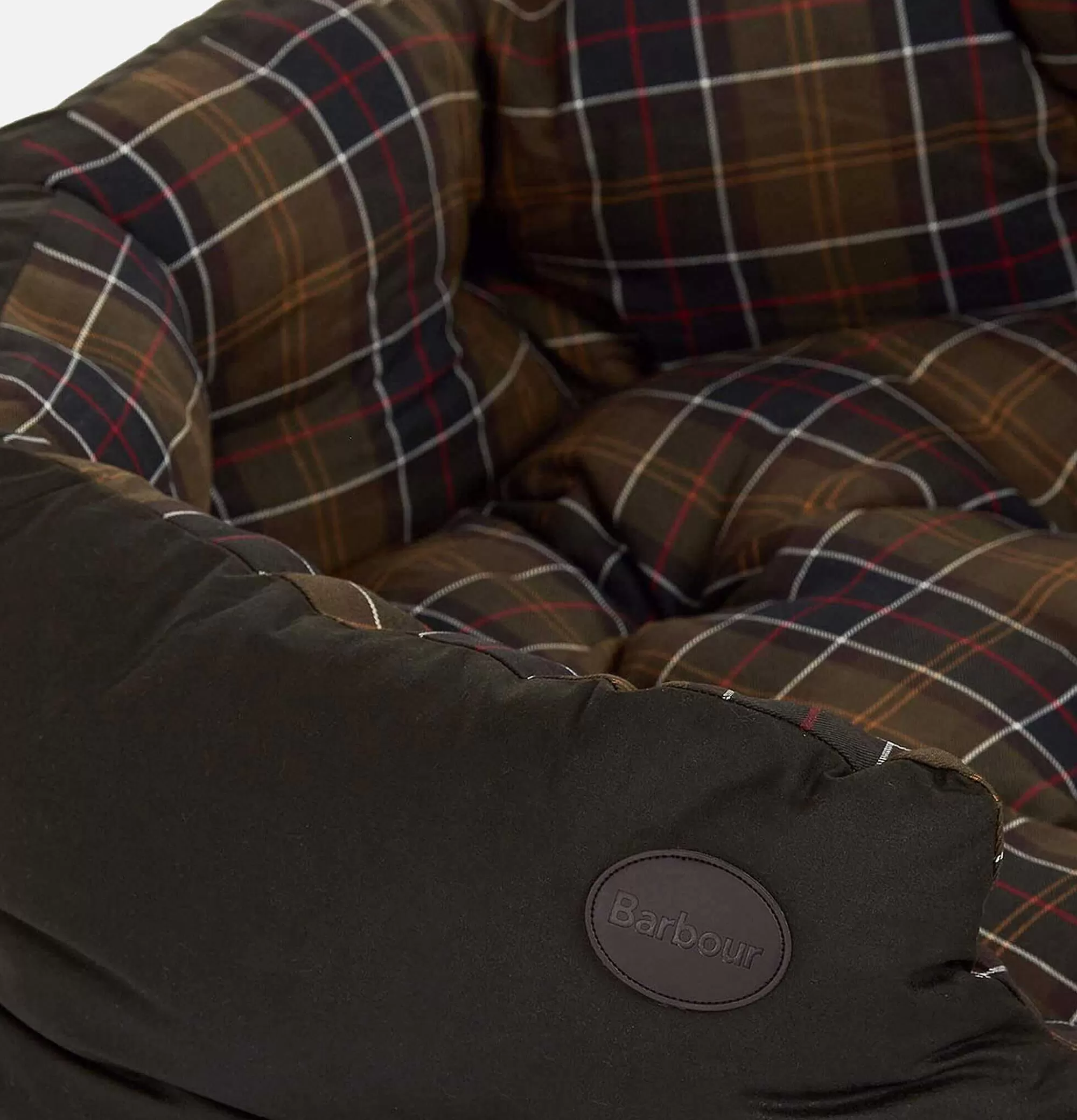 BARBOUR - Cama Premium para Mascotas en Tartán Clásico, 89cm - Colección Maison