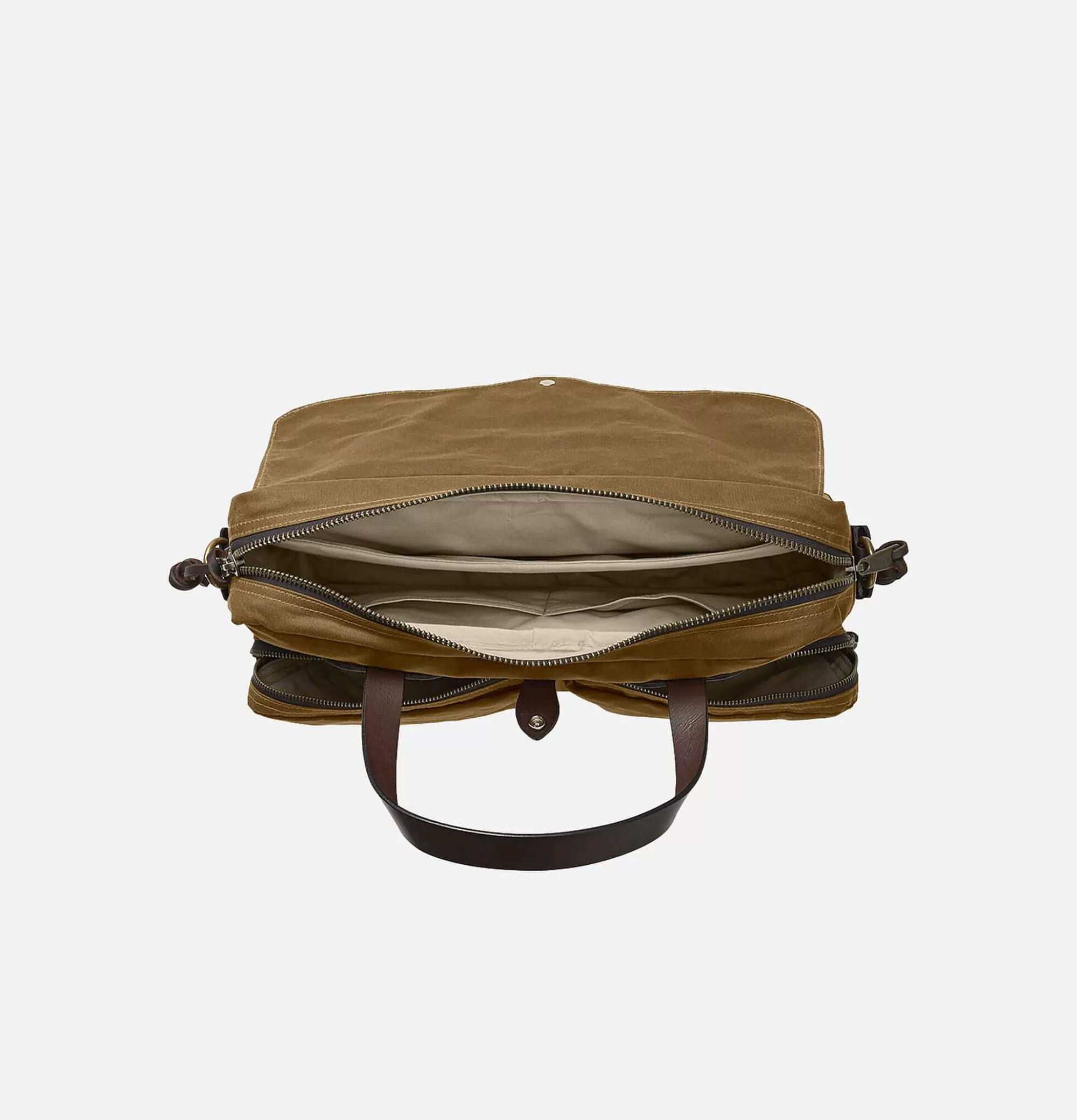 Maletín Clásico Filson 70140 en Tono Arena - Bandolera Duradera con Portabilidad para Todo el Día, Diseño Funcional en Lona Reforzada