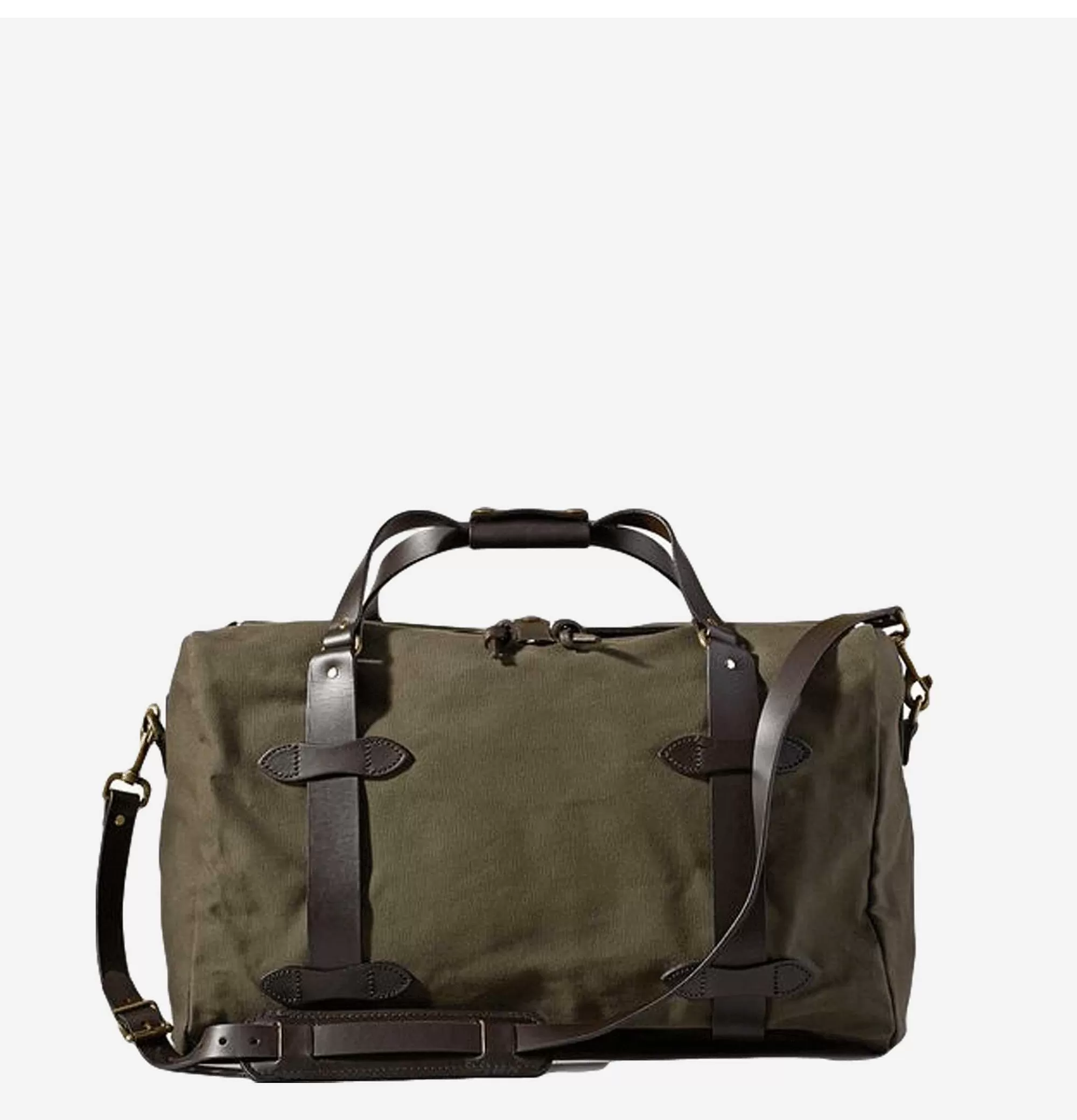 Bolsa de Viaje Mediana FILSON en Verde Nutria - Diseño Robusto para Equipaje Duradero