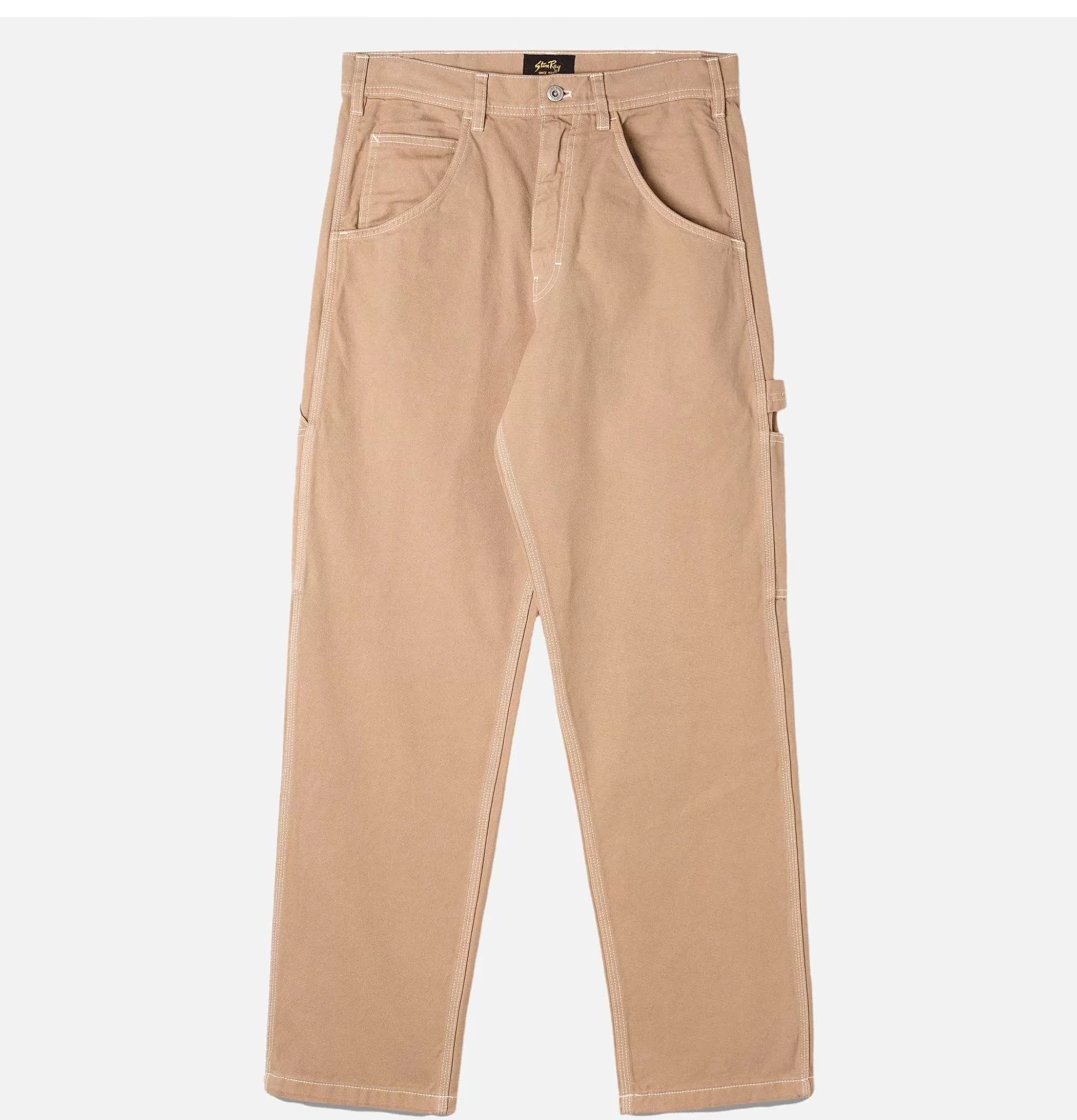 Pantalones de Trabajo STAN RAY Clásicos años 80 - Dril Resistente Color Caqui