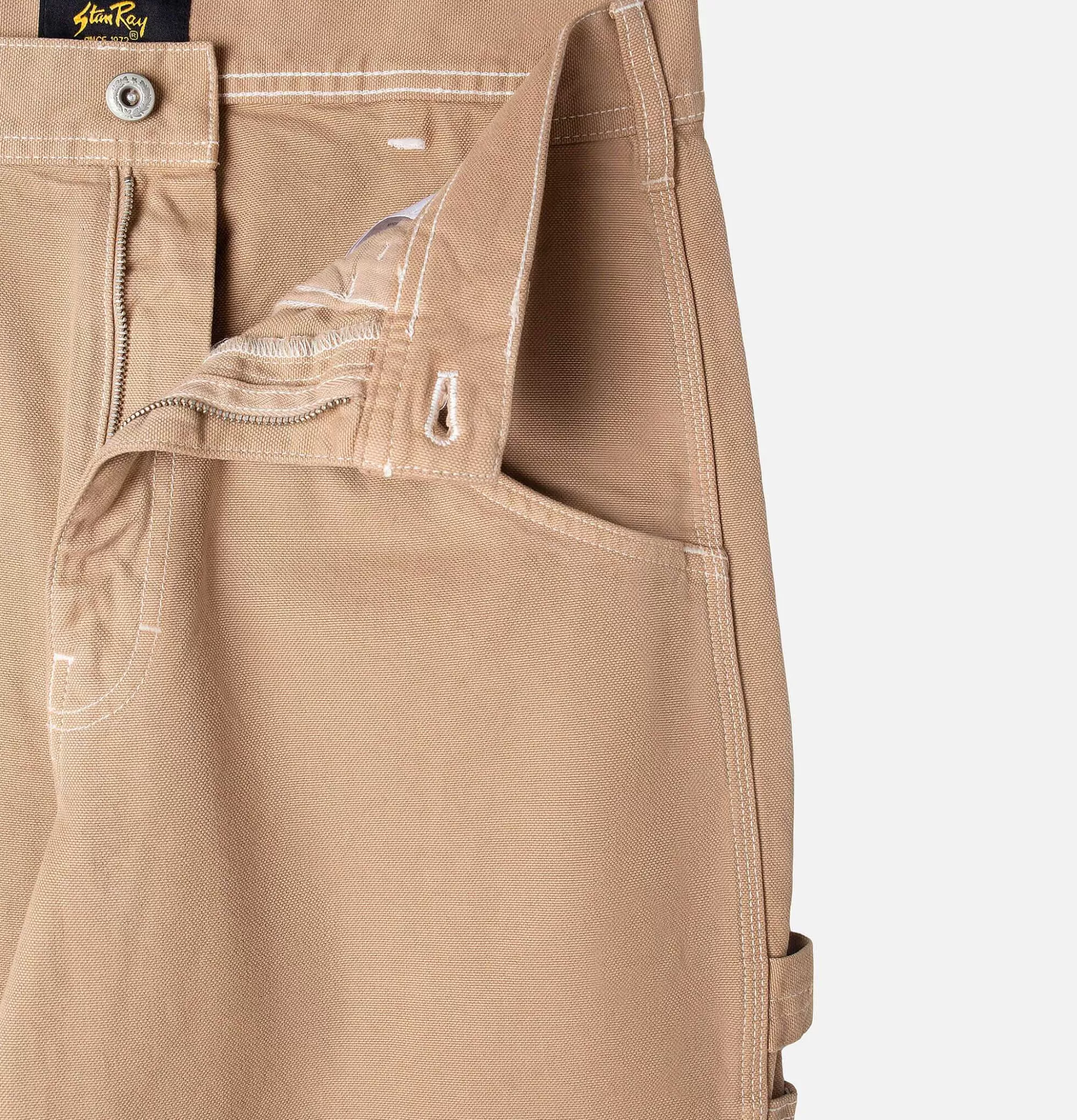 Pantalones de Trabajo STAN RAY Clásicos años 80 - Dril Resistente Color Caqui