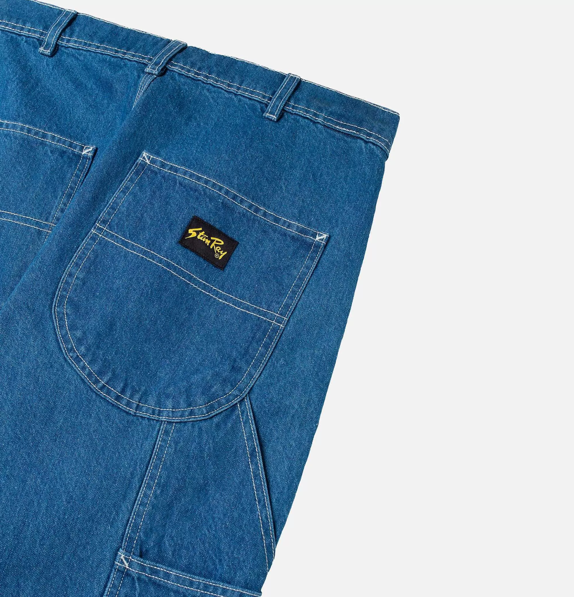 Pantalones de trabajo vintage Stan Ray años 80 para pintores - Lavado a la piedra y corte clásico