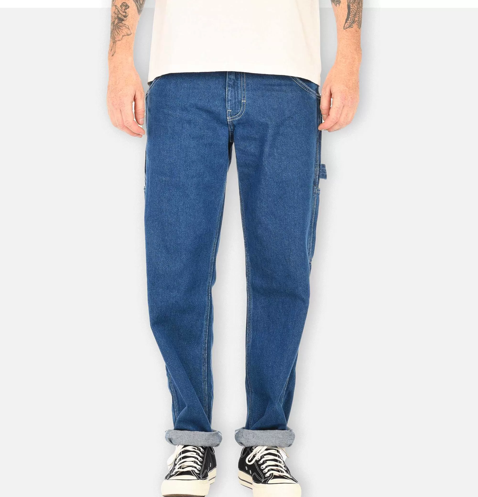 Pantalones de trabajo vintage Stan Ray años 80 para pintores - Lavado a la piedra y corte clásico