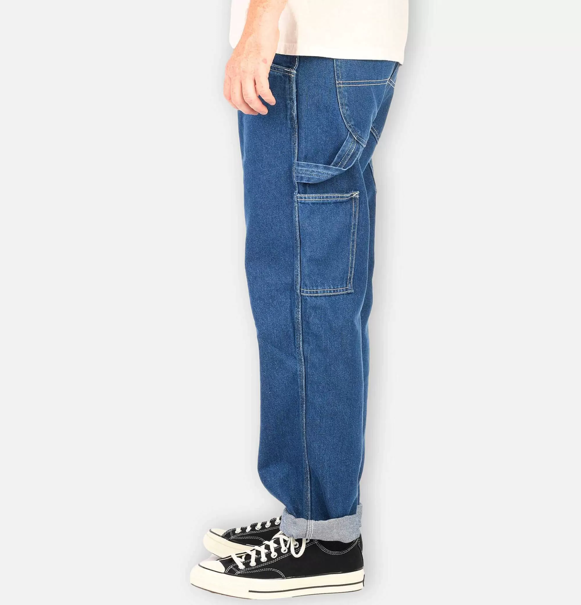 Pantalones de trabajo vintage Stan Ray años 80 para pintores - Lavado a la piedra y corte clásico