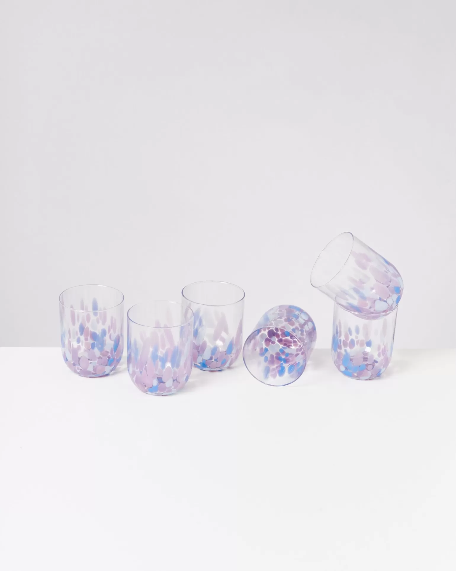 Lámpara de Cristal con Diseño de Gotas Grandes en Lila Suave - Colección Alegría by Miio Motel