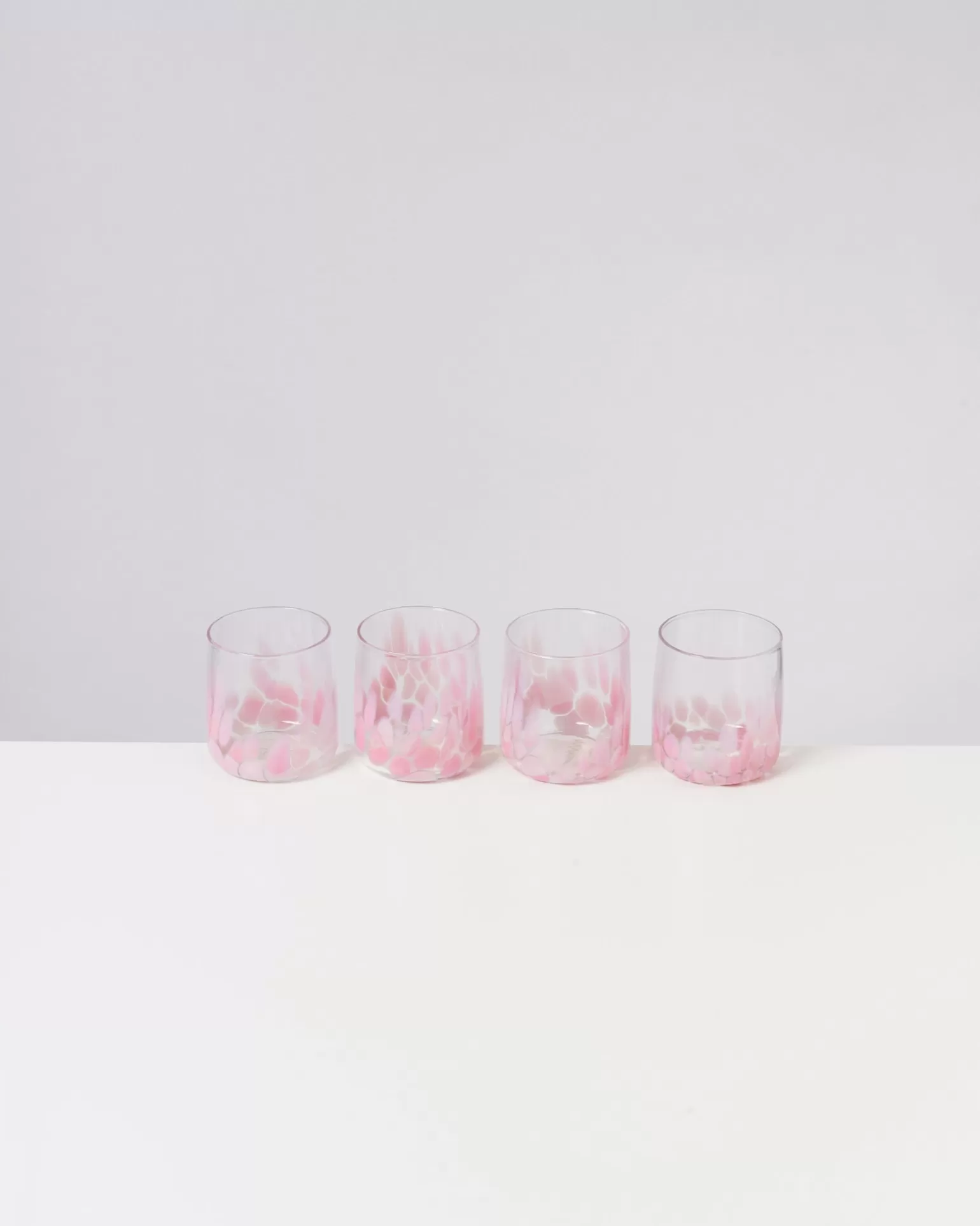 Vaso decorativo con gotas grandes en rosa vibrante - Colección Hot Motel by Miio Alegría