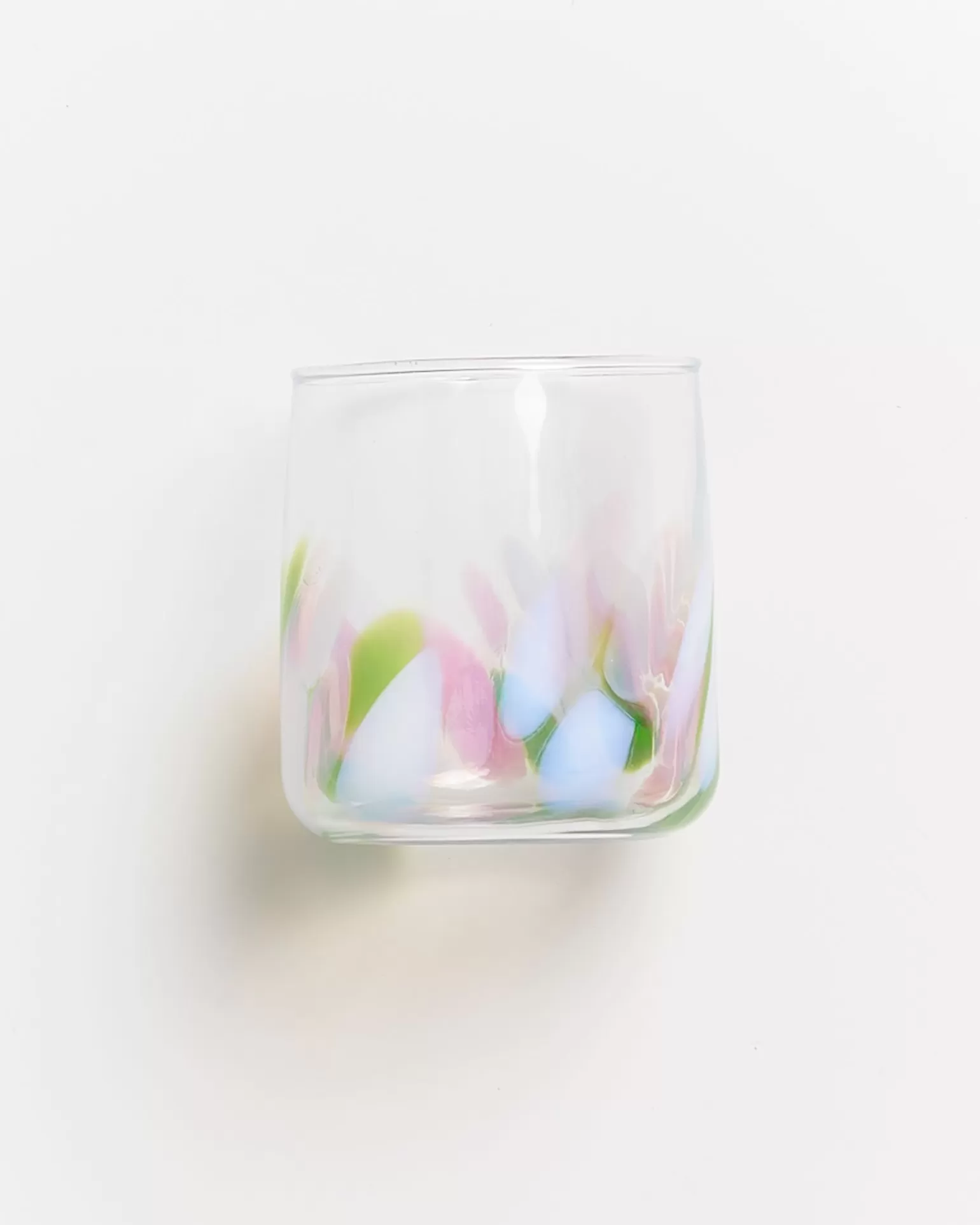 Liquidación Exclusiva: Lámpara de Cristal Miio Alegria con Gotas Artísticas en Rosa y Verde - Varios Tamaños y Diseño Moderno