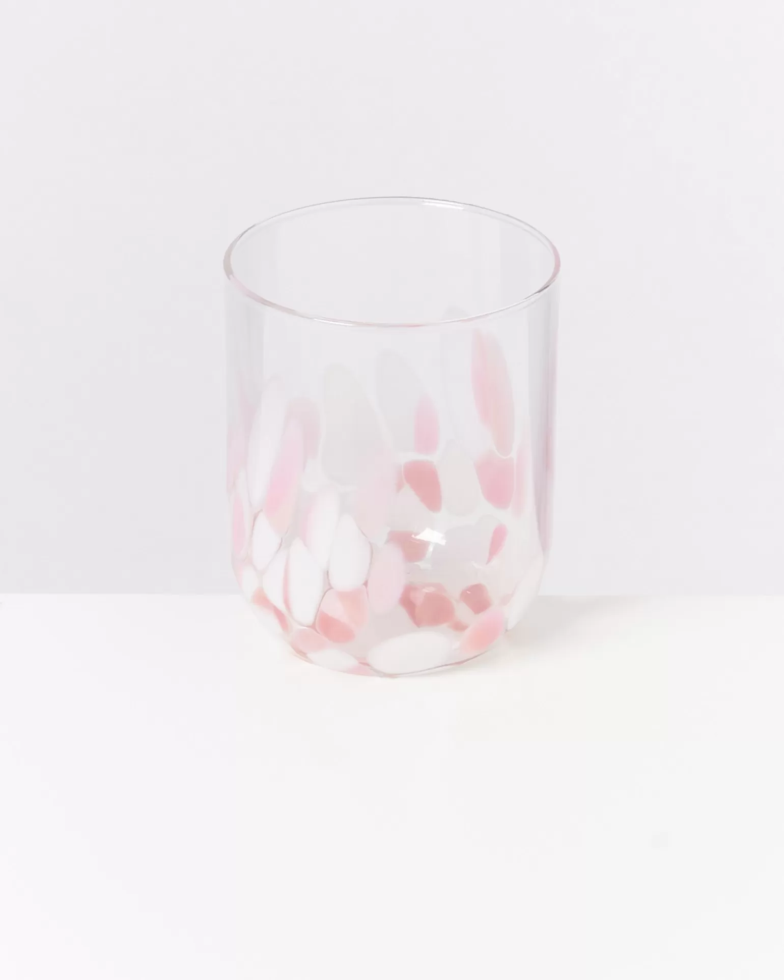 Liquidación Exclusiva: Juego de 6 Vasos Elegantes con Diseño de Lágrimas Grandes en Tono Rosado - Alegría Motel by Miio