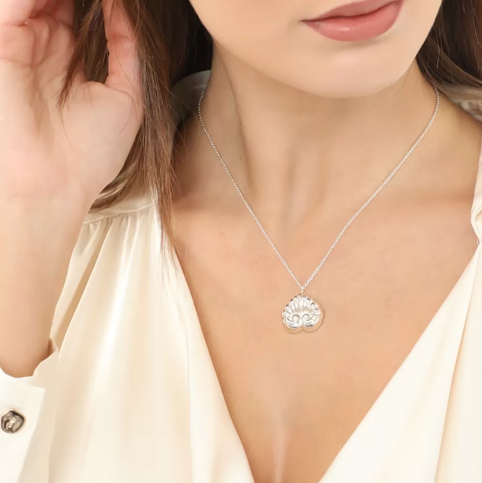 Collar Folli Follie Mujer - Plata Luminosa con Detalle Anthemion Clásico