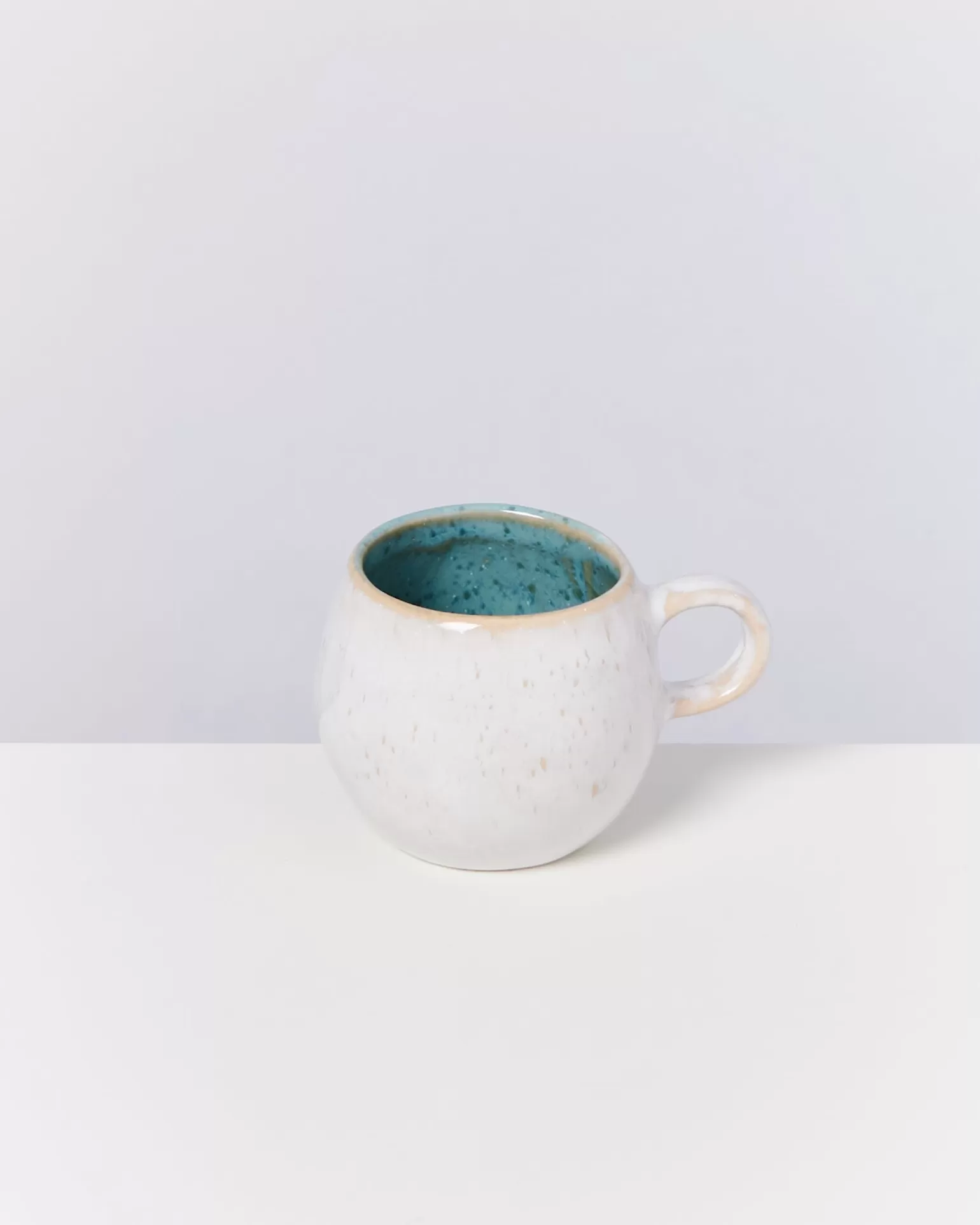 Areia by Miio Motel - Juego de 4 Tazas para Café Expreso en Azul Aquamarina | Diseño Funcional y Económico