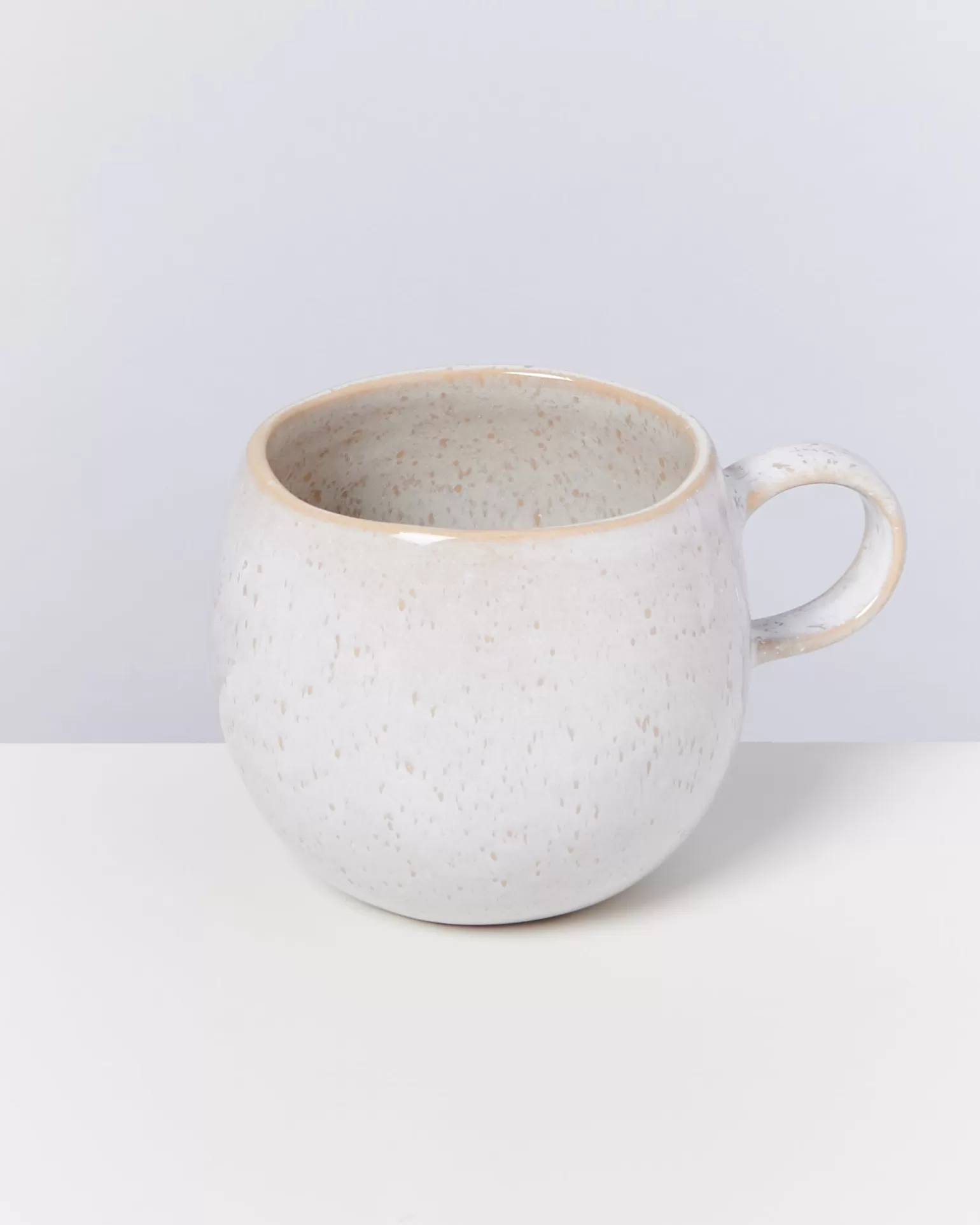 Juego de 4 Tazas Grandes Miio Areia - Diseño Rústico con Acabado Arena - Ideal para Desayunos y Cafés