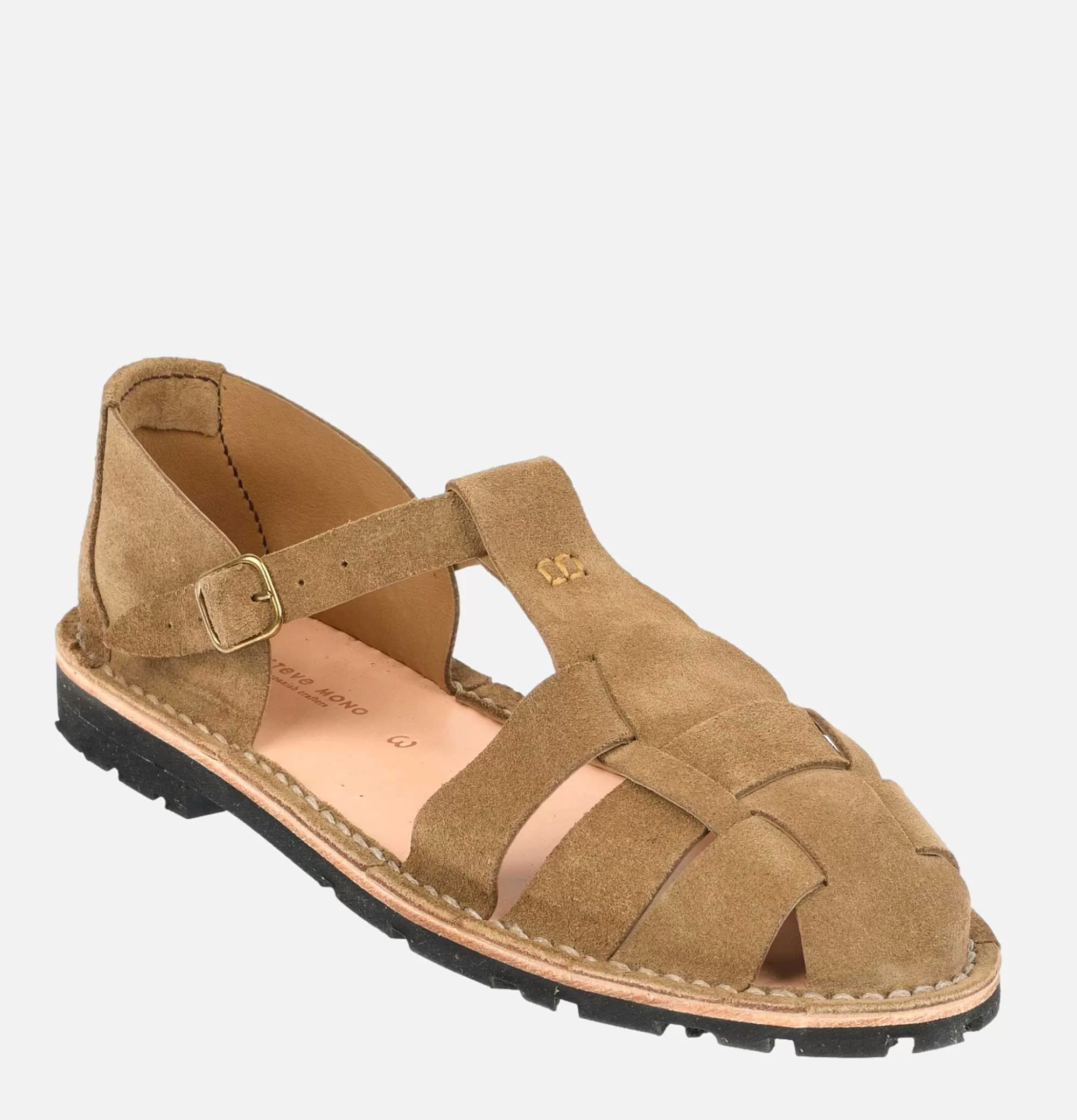 Sandalias Artesanales STEVE MONO para Hombre - Modelo 10-01 - Calzado de Verano en Cuero con Confort Premium