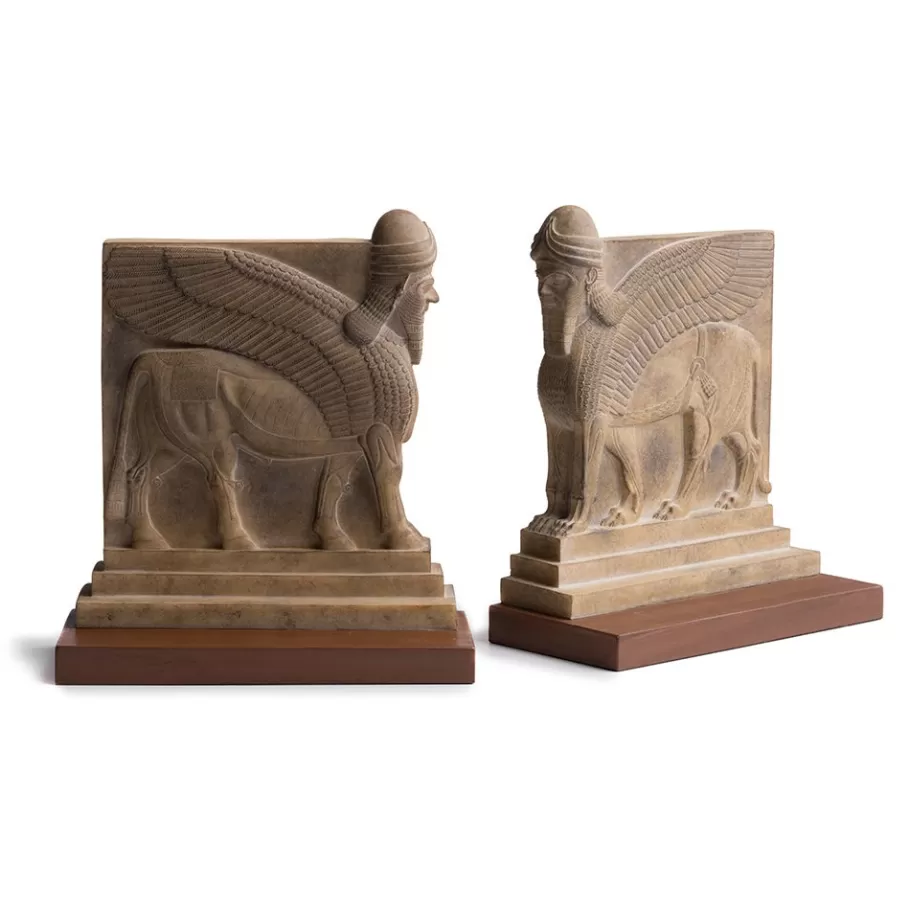 The Met Store Sculpture | Decorative Accents*Assyrian Palace Guard Bookends