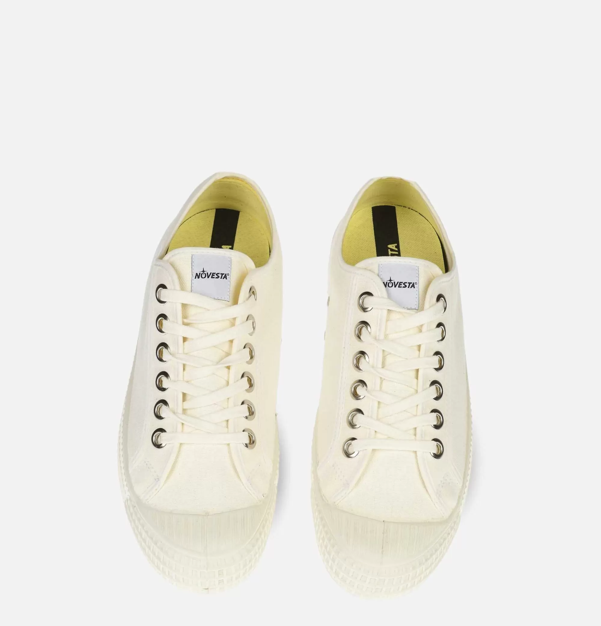 NOVESTA Estrella Maestra - Zapatillas Unisex en Blanco Puro, Estilo Retro Duradero