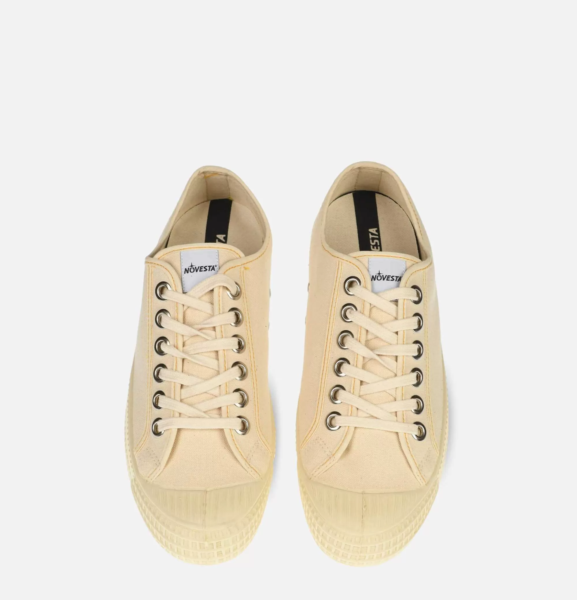 NOVESTA Starmaster - Zapatillas Deportivas Unisex con Estilo Retro, Color Beige Arena - Calzado Casual de Cuero para Mujer y Hombre