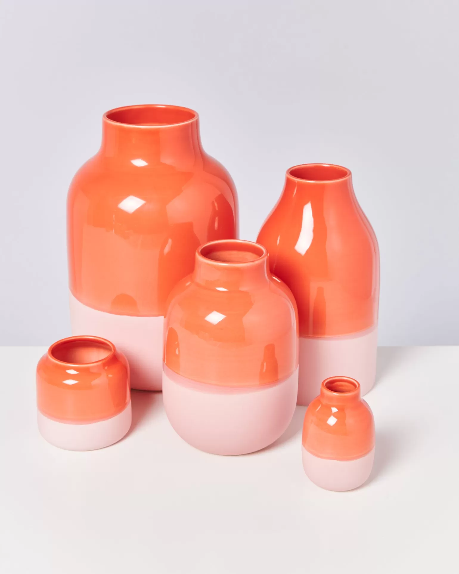 Jarrón Decorativo para Bebés Miio - Coral Rosado con Diseño Minimalista