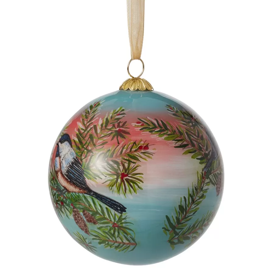 The Met Store Ornaments*Birds of America Hand-Painted Glass Ornament Set