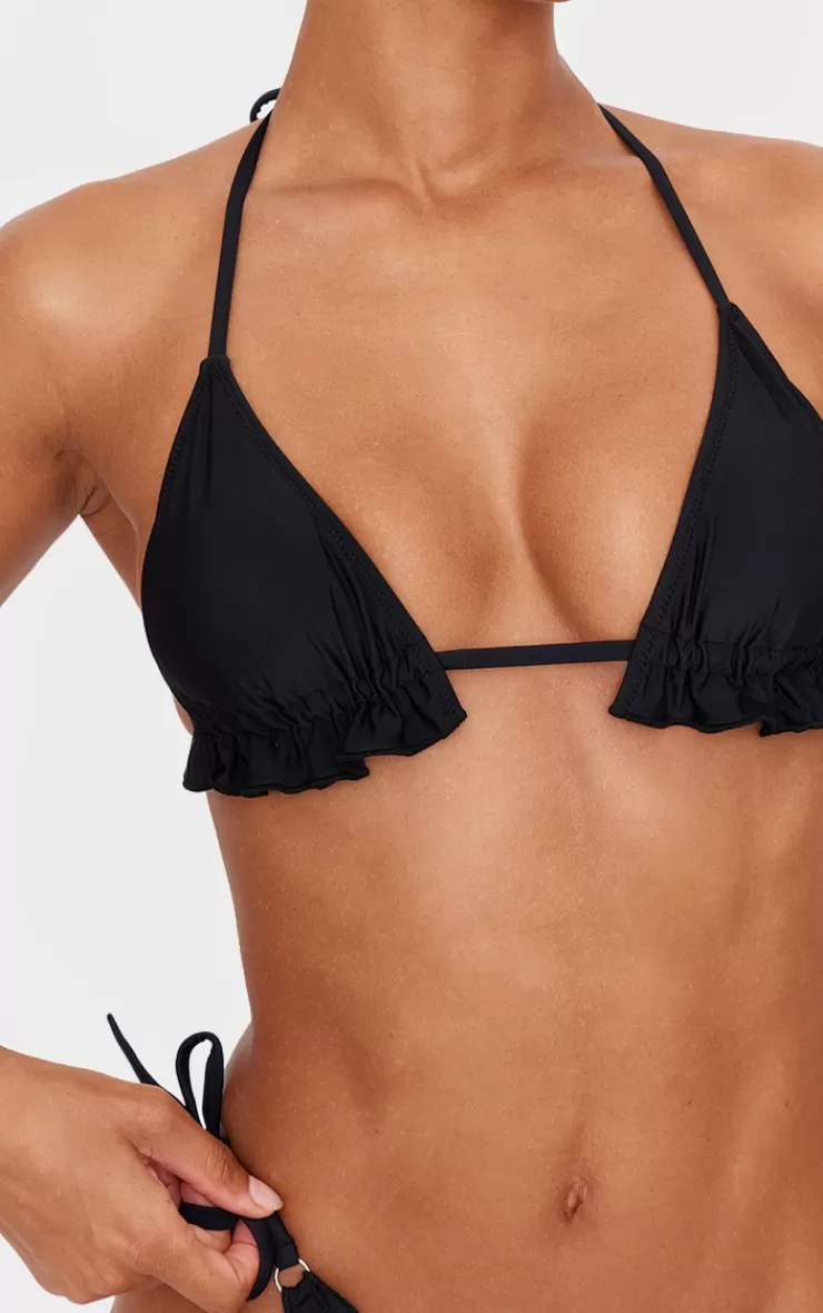 PrettyLittleThing  Frill Edge Padded Bikini Top< Bachelorette Party