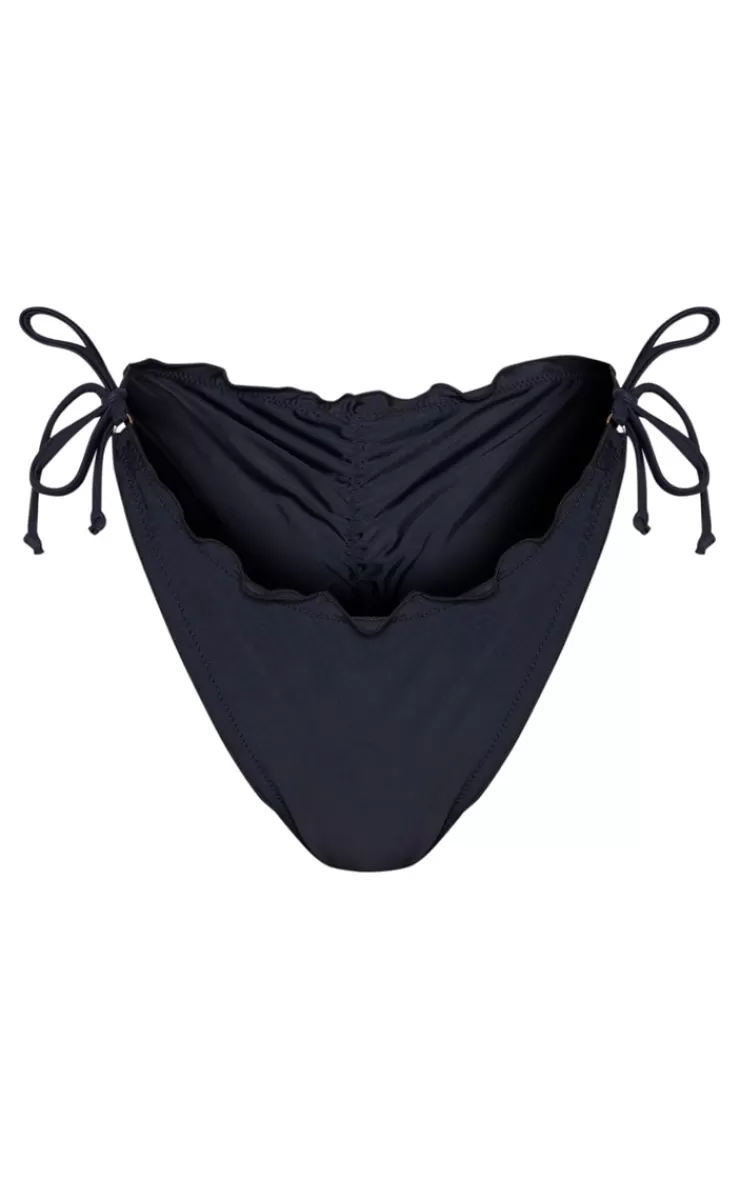 PrettyLittleThing  Frill Edge Ruched Back Bikini Bottoms< Bachelorette Party