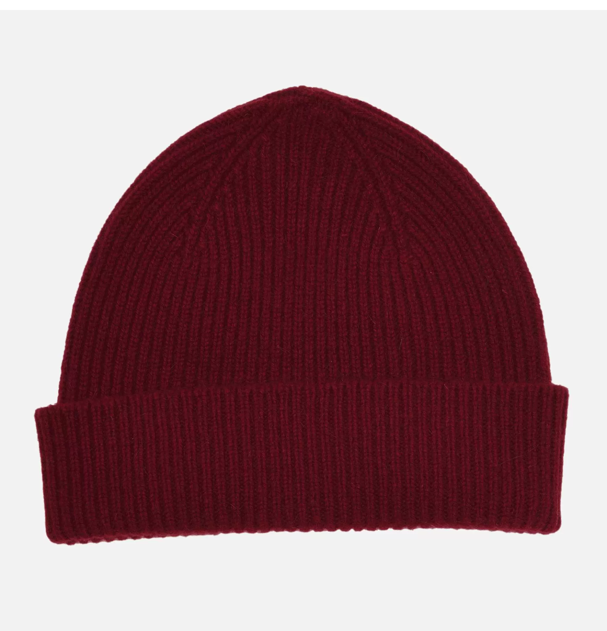 Gorro Clásico Barra en Borgoña para Hombre - Guantes, Gorros y Buffs de Invierno | Colección Robert Mackie