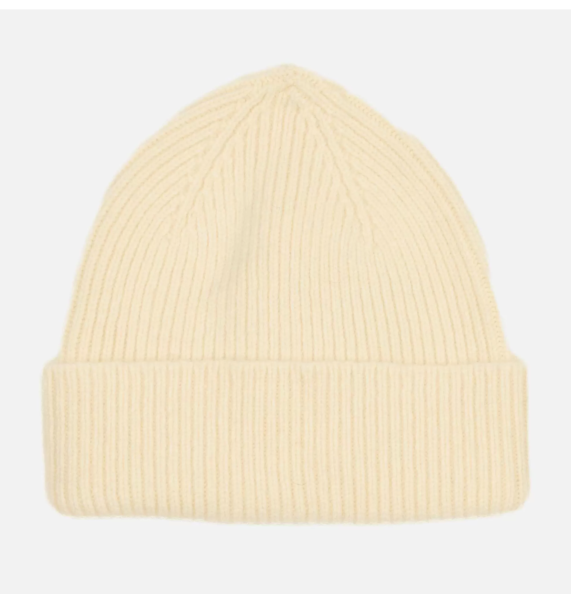 ROBERT MACKIE | Gorro Clásico Barra en Ecru - Tejido Suave y Cálido • Accesorios de Invierno: Guantes, Gorros y Bufandas