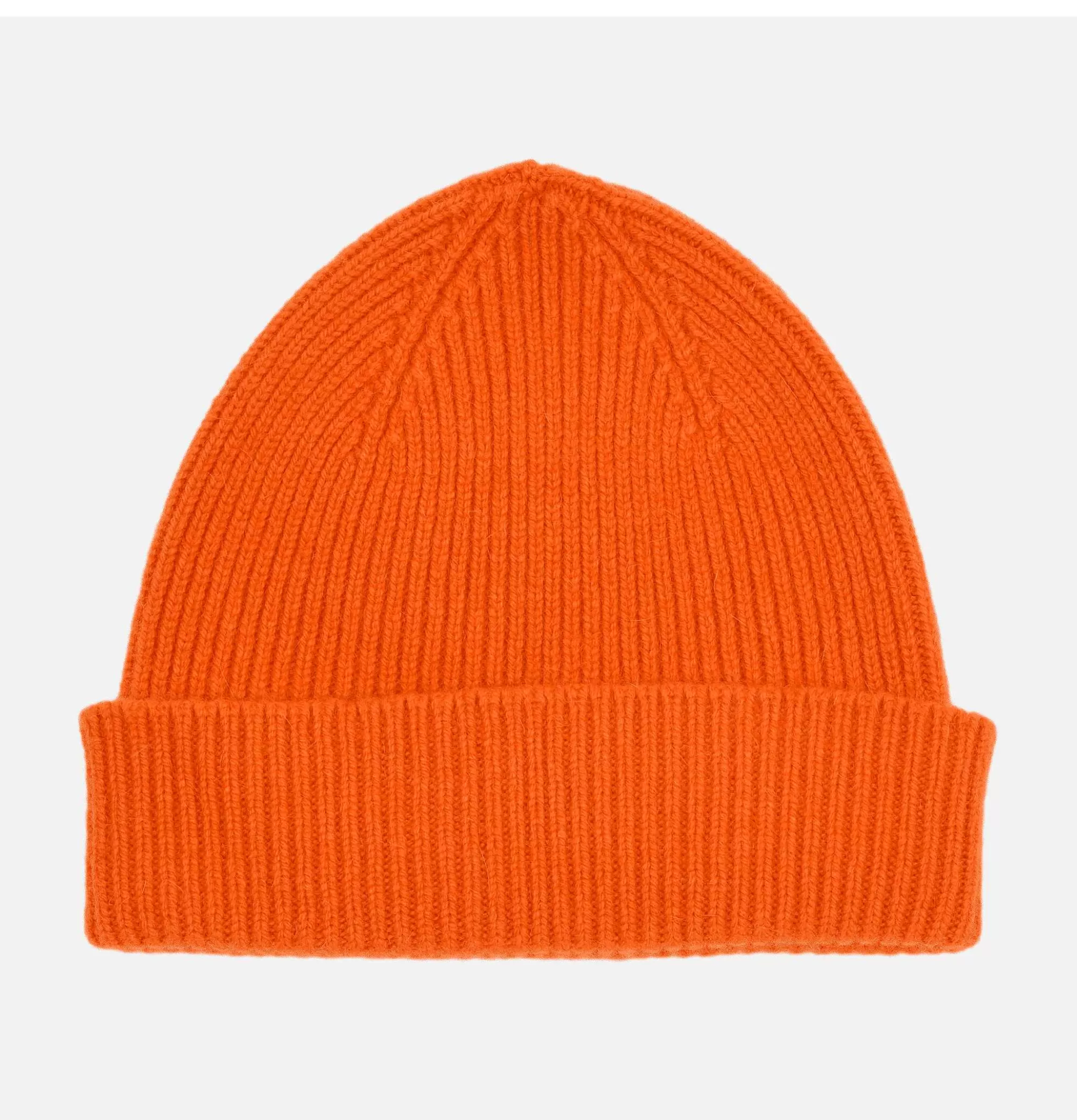 Gorro de Punto Barra en Naranja Vibrante - Accesorios de Invierno por Robert Mackie | Guantes, Gorros y Bufandas Clásicos