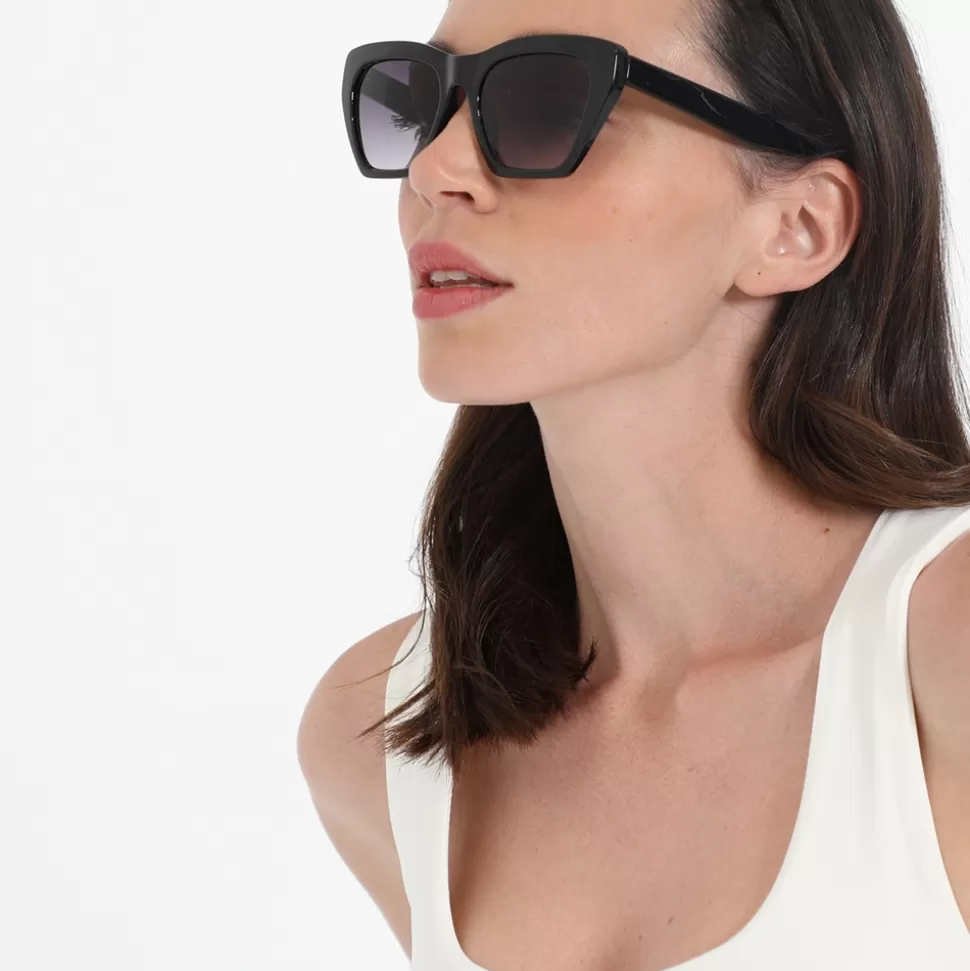 Gafas de Sol con Diseño de Mariposa y Montura Rectangular - Estilo Único Folli Follie para Mujer