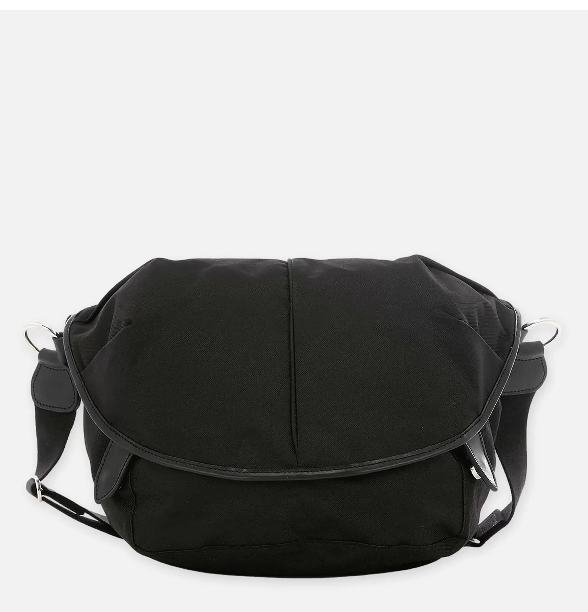 Bandolera POKIT Cápsula en Nylon Negro - Diseño Ligero y Versátil para Estilo Urbano