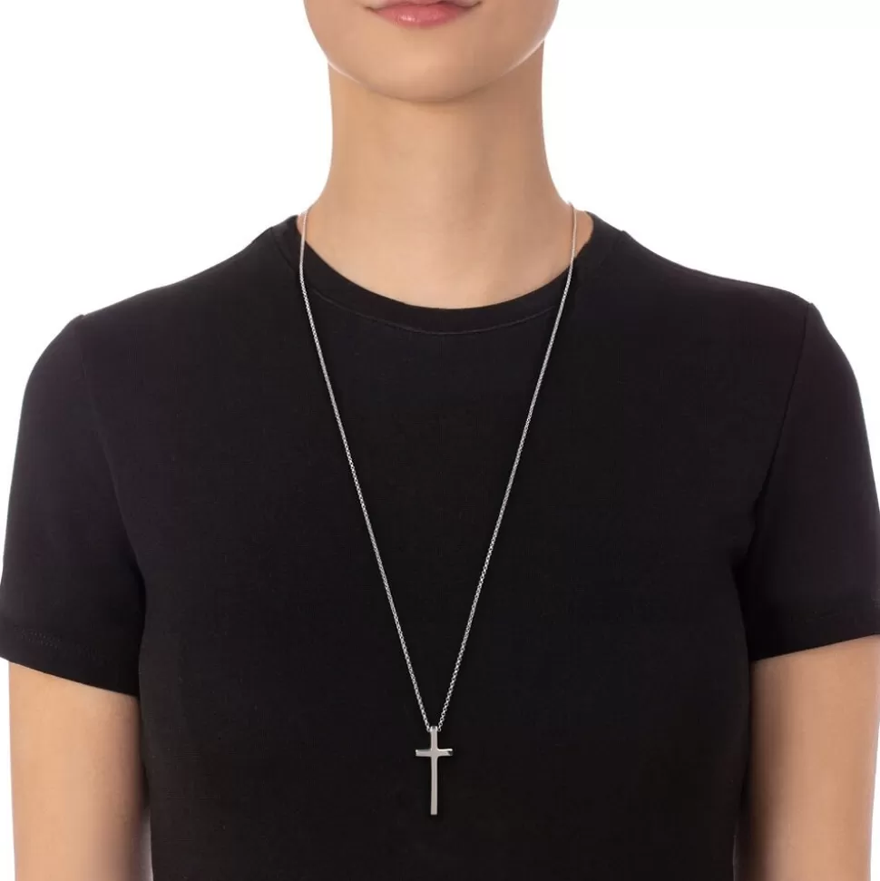Collar Folli Follie para Mujer - Cadena Regulable Bañada en Plata con Detalle Carma | Estilo Versátil y Elegante