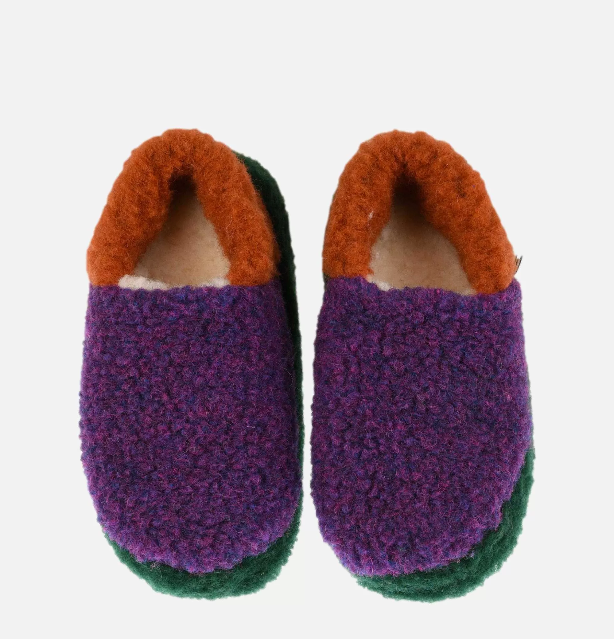 Pantunflas Térmicas COLDBREAKER · Violeta Siberiana · Diseño Invernal de Estudio

，，