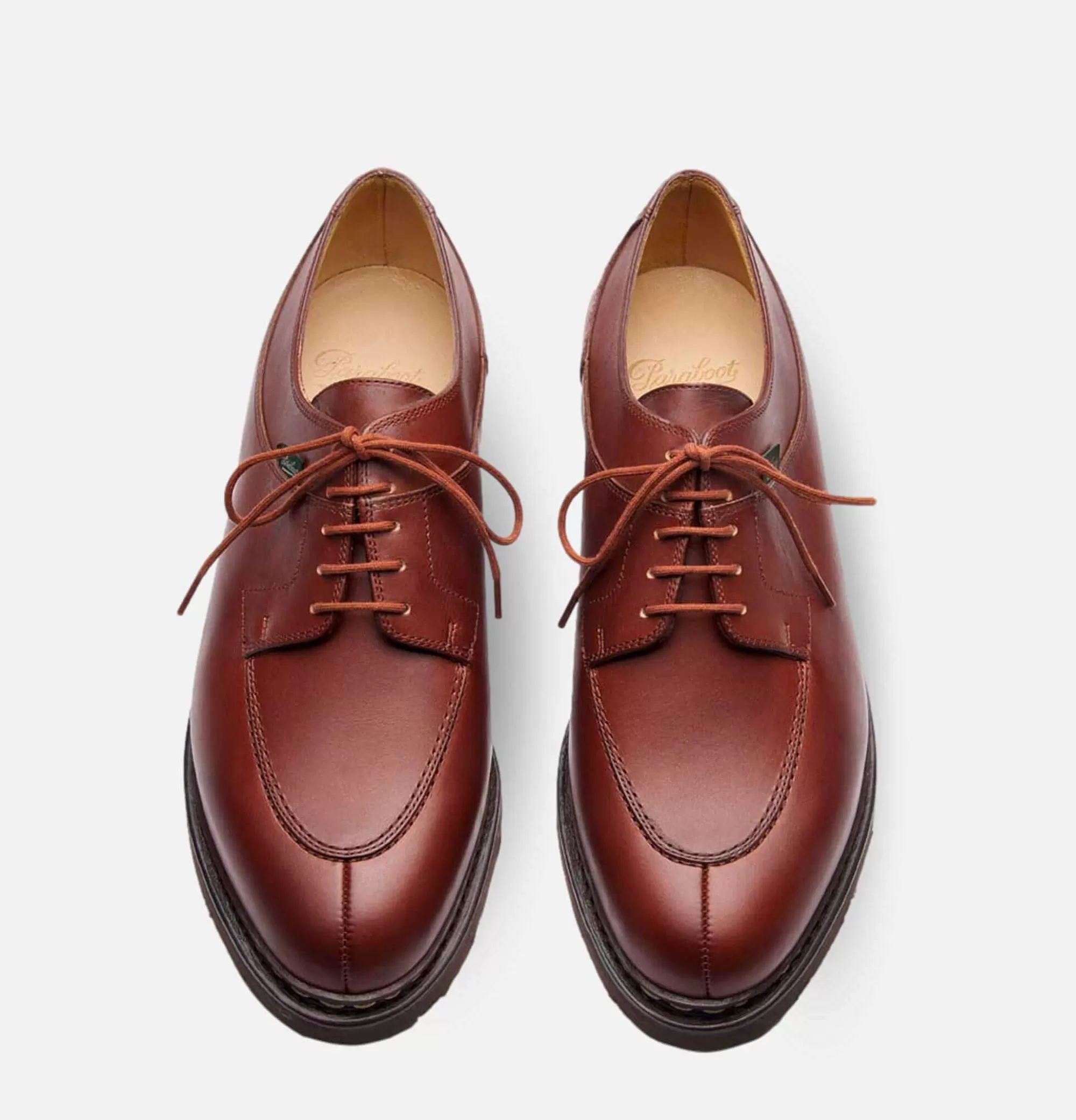 PARABOOT Botines Clásicos Avignon en Cuero Marrón para Hombre - Estilo Duradero y Confort Diario