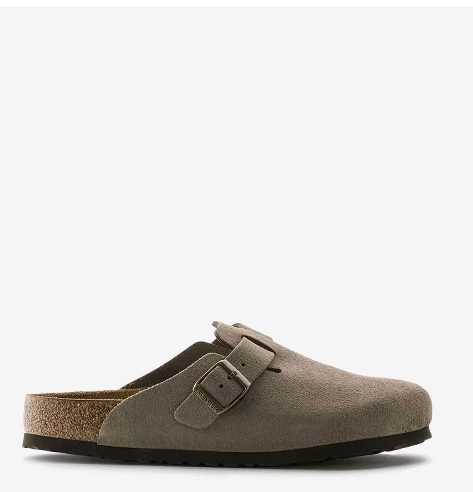 BIRKENSTOCK Sandalias Boston Estrechas para Hombre - Color Taupe ¡Estilo y Comodidad!