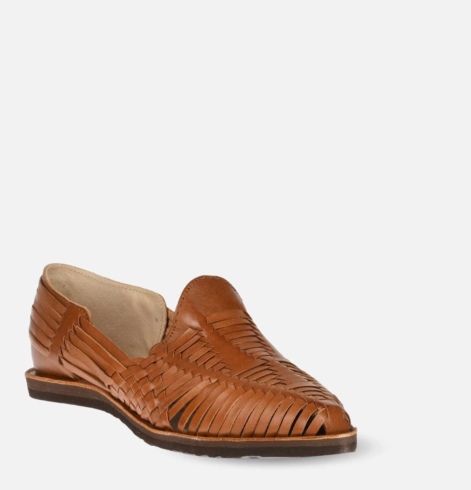 Zapatos Casuales Chamula Cancun para Hombre - Tono Cognac, Estilo Versátil