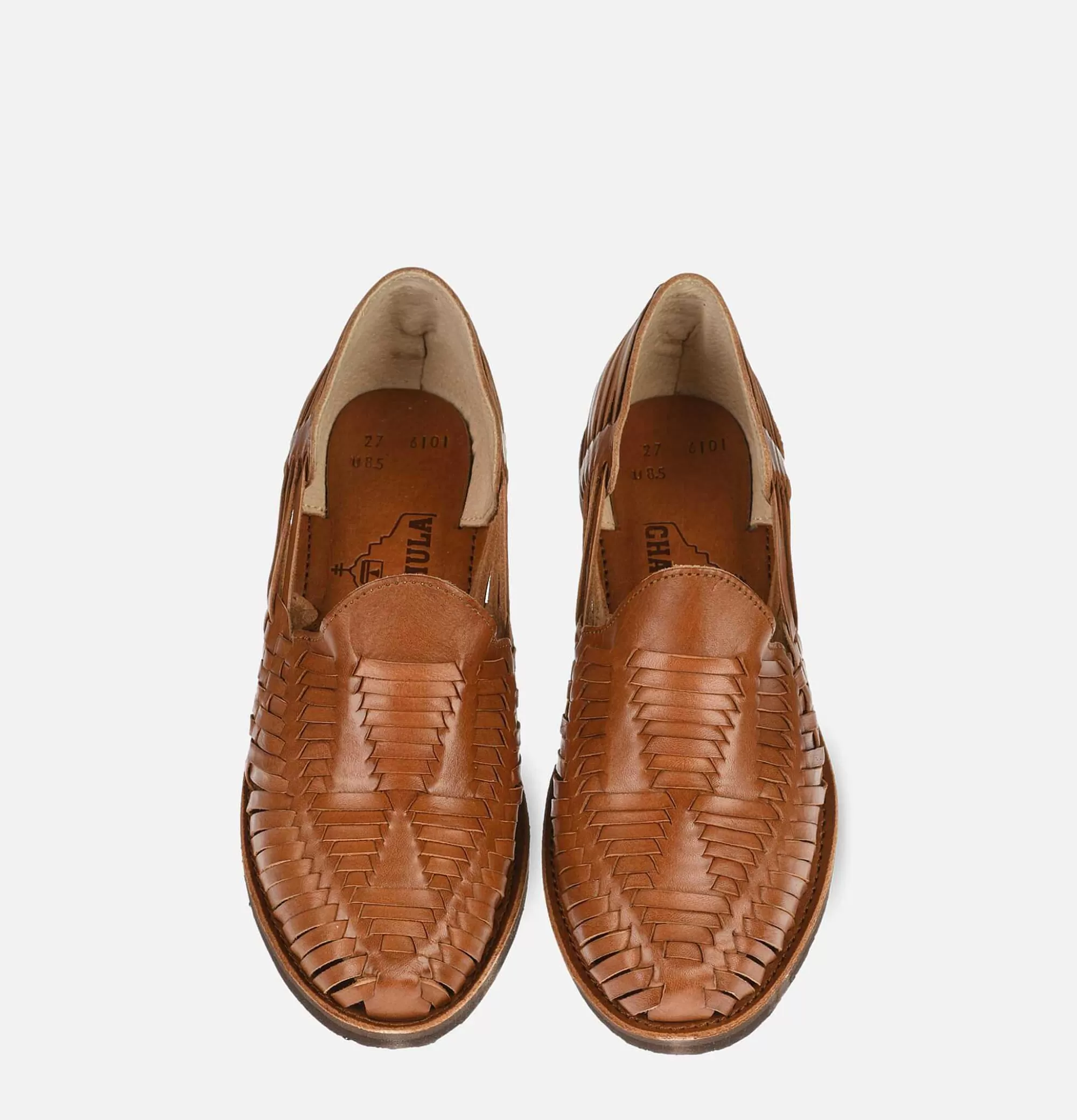 Zapatos Casuales Chamula Cancun para Hombre - Tono Cognac, Estilo Versátil