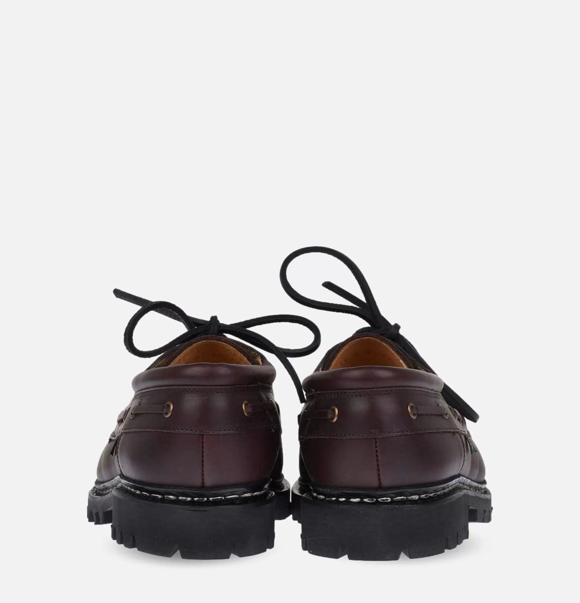 PARABOOT Chimey Ébano - Zapatos Casuales para Hombre en Cuero de Alta Calidad, Estilo Urbano con Diseño Francés Clásico
