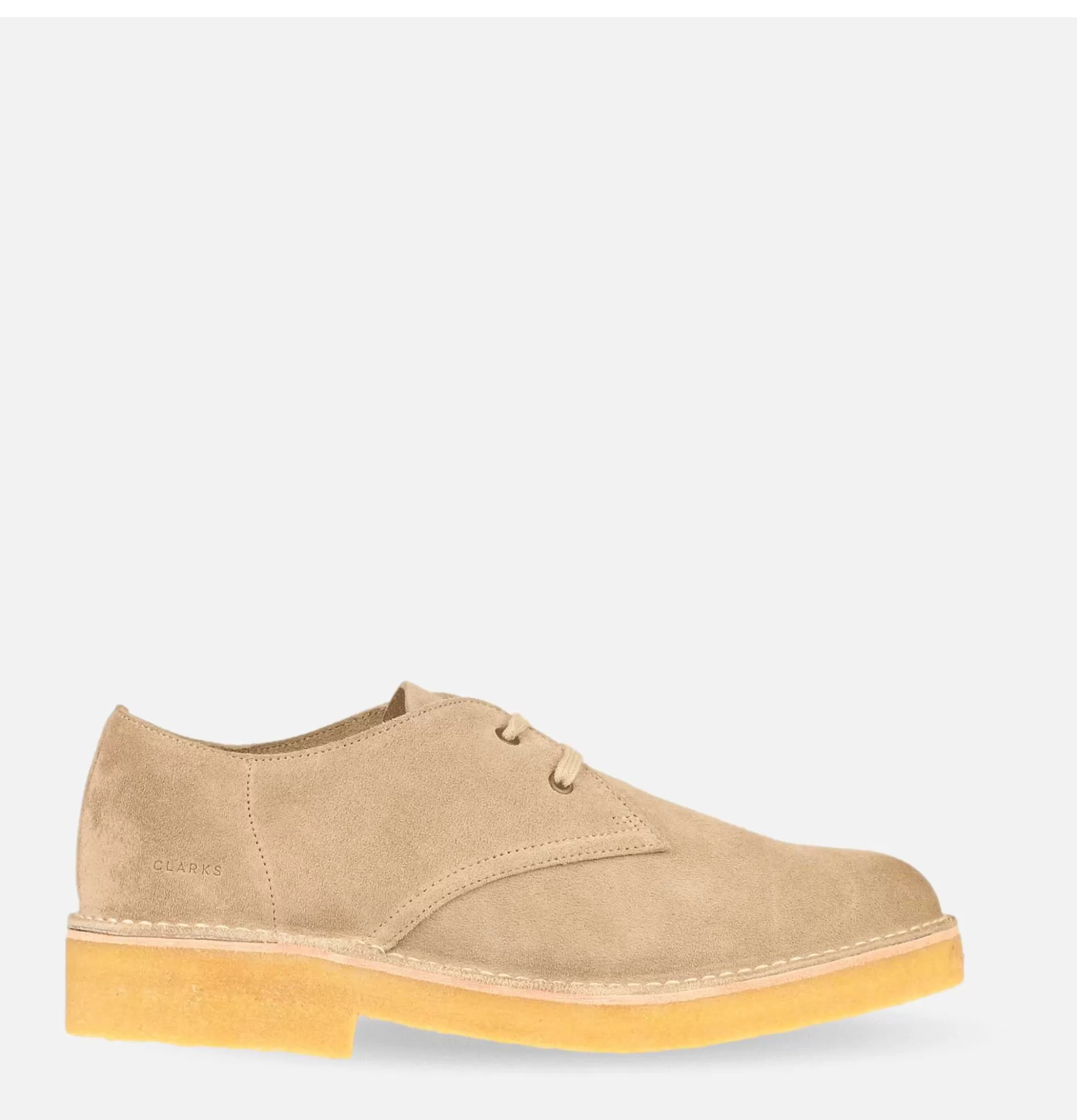 Botines casuales Clarks Originals Desert Khan 221 - Cuero envejecido tono arena para hombre, estilo urbano versátil