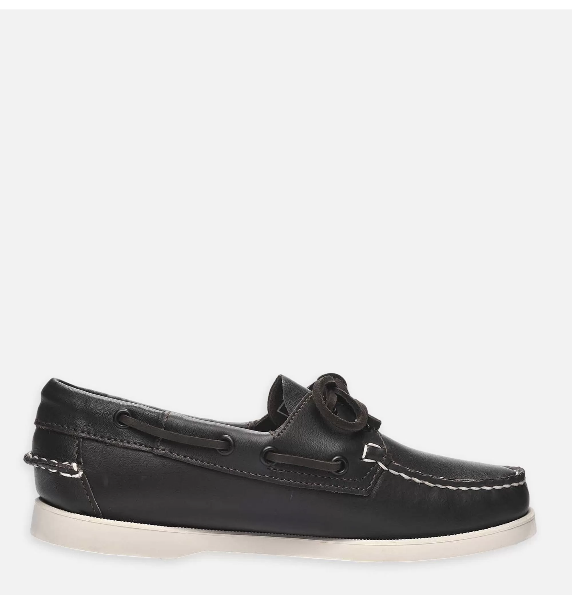 SEBAGO Zapatos Docksides Mujer en Cuero Marrón Chocolate - Calzado Náutico Casual para Pies Cómodos