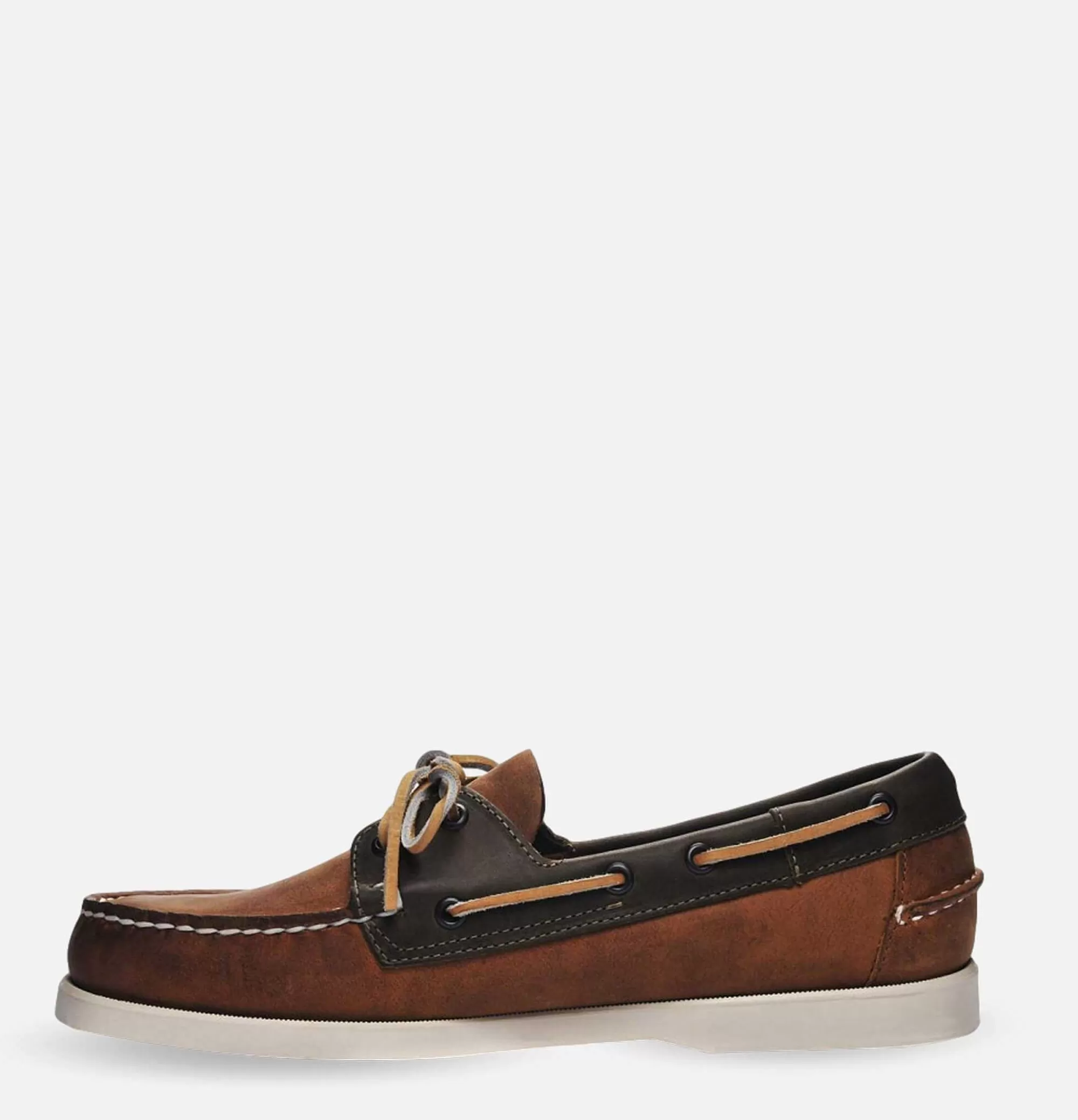 SEBAGO Zapatos Náuticos Dockside para Hombre - Gris Arena, Diseño Duradero y Estilo Casual