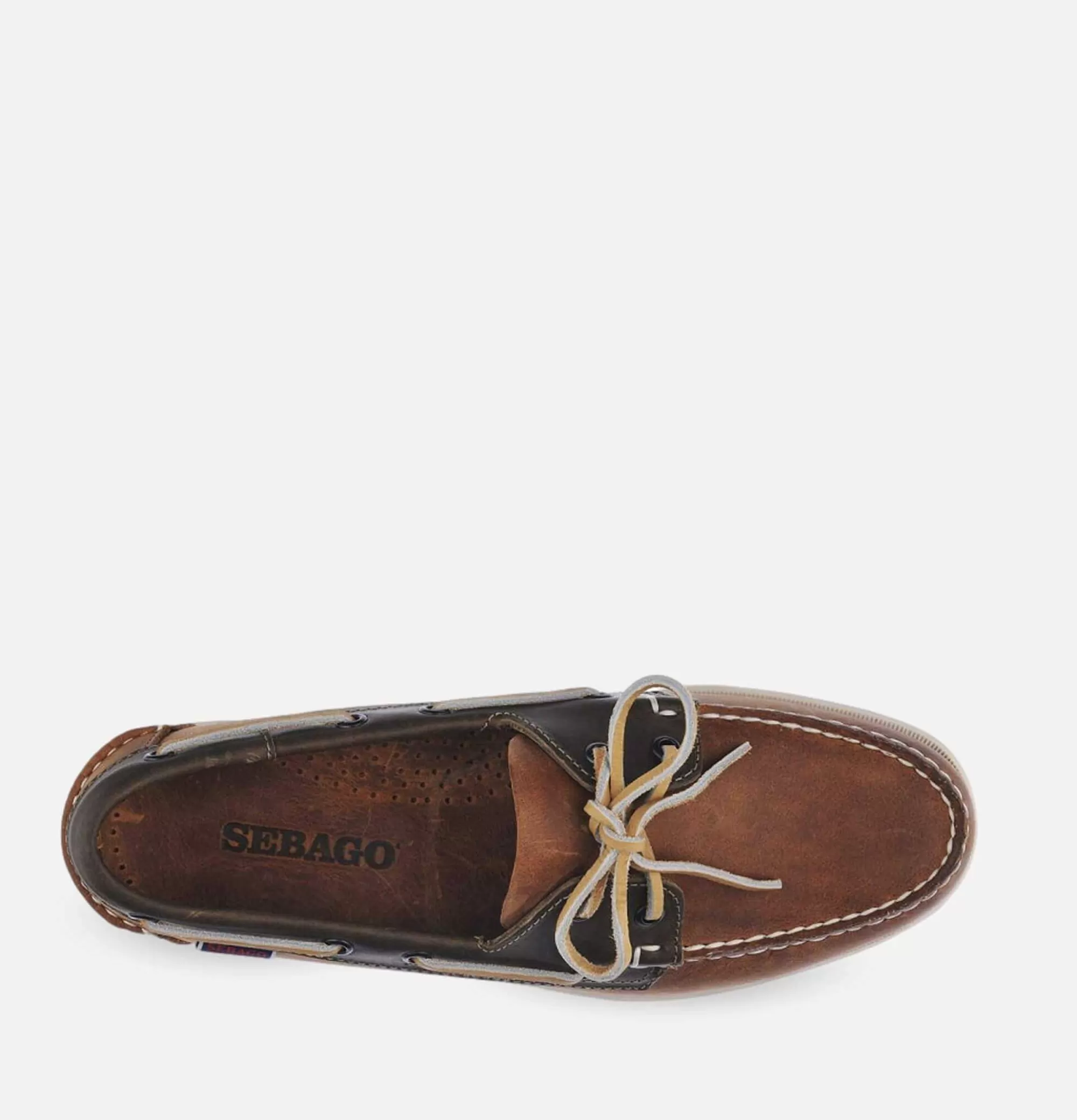 SEBAGO Zapatos Náuticos Dockside para Hombre - Gris Arena, Diseño Duradero y Estilo Casual