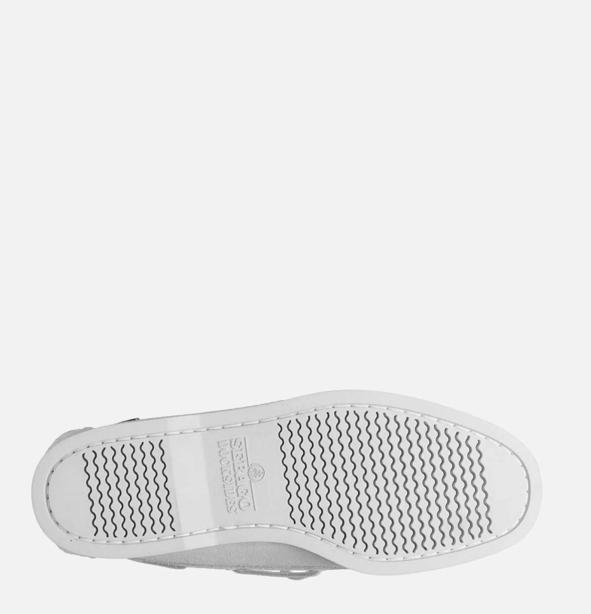Zapatos Náuticos SEBAGO Docksides en Piel de Ante Blanco - Calzado Casual para Caballeros