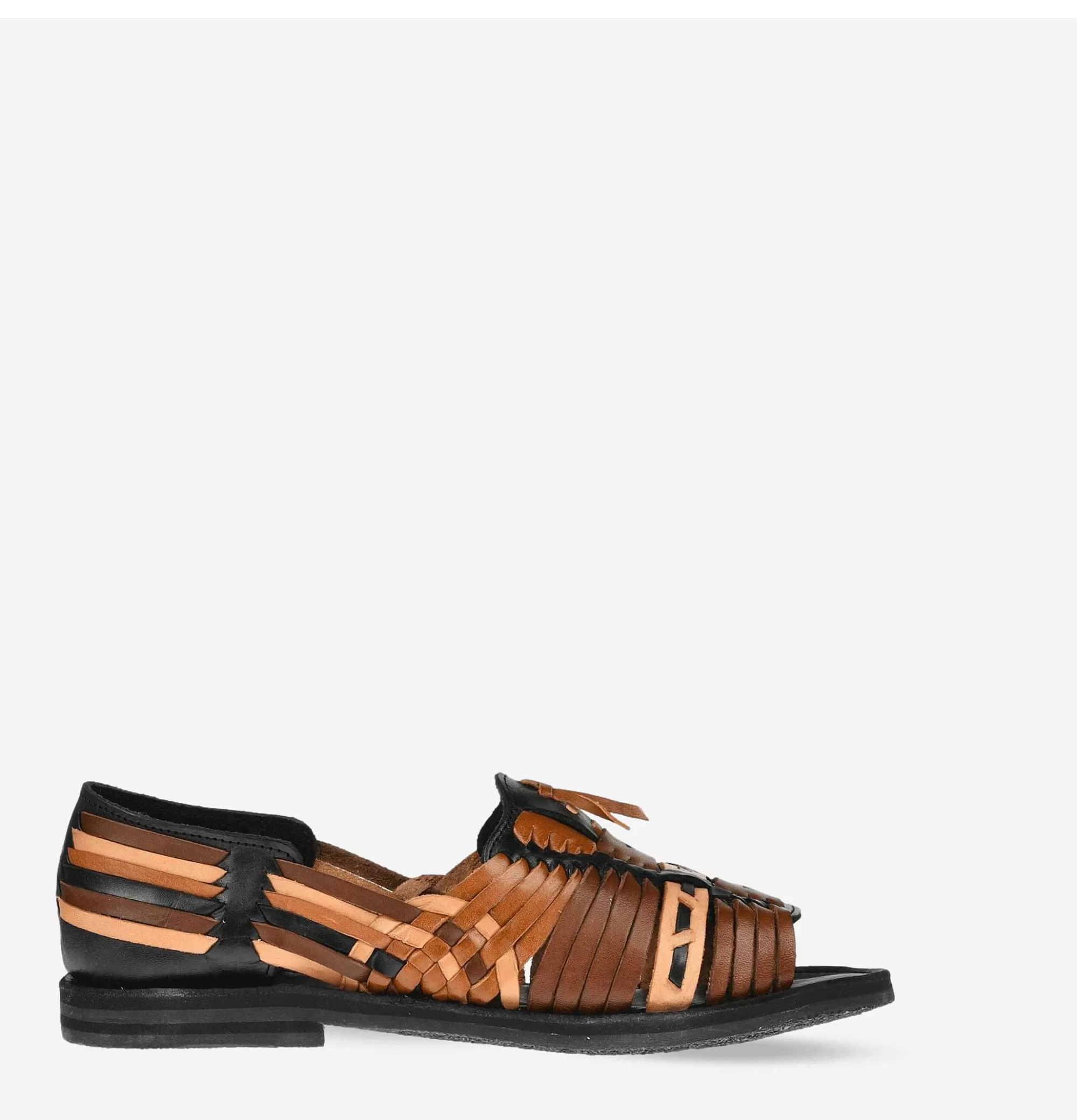 CHAMULA Uxmal - Sandalias Clásicas para Hombre en Negro Multicolor, Diseño Versátil y Duradero