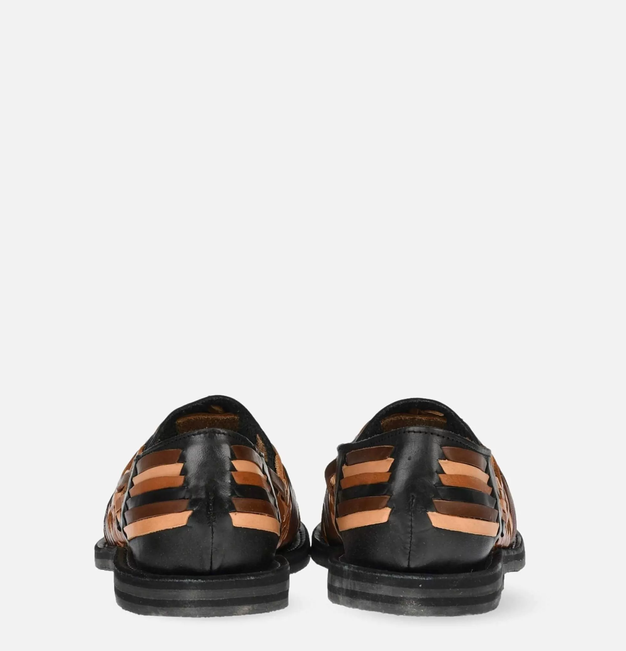 CHAMULA Uxmal - Sandalias Clásicas para Hombre en Negro Multicolor, Diseño Versátil y Duradero