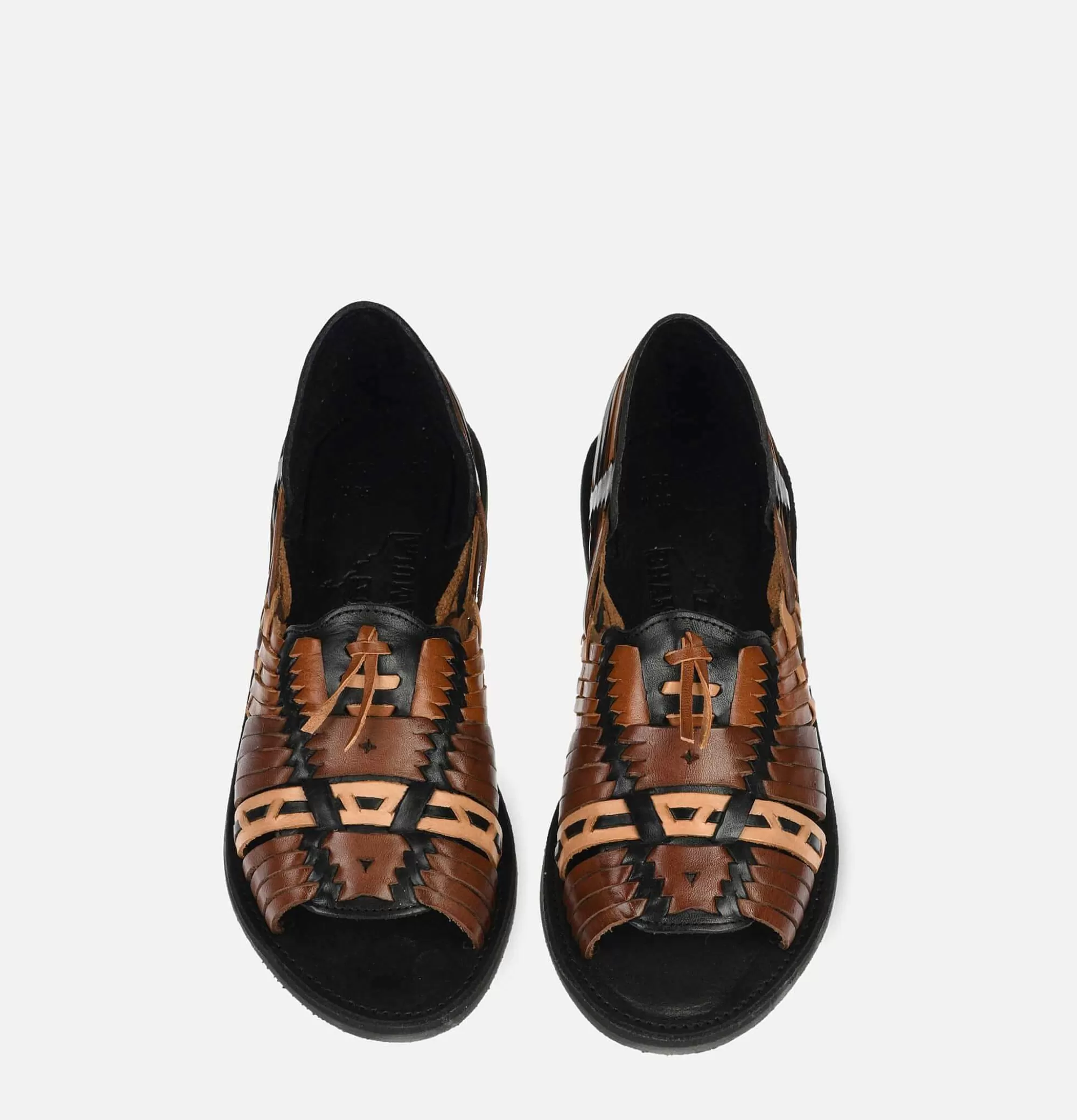 CHAMULA Uxmal - Sandalias Clásicas para Hombre en Negro Multicolor, Diseño Versátil y Duradero