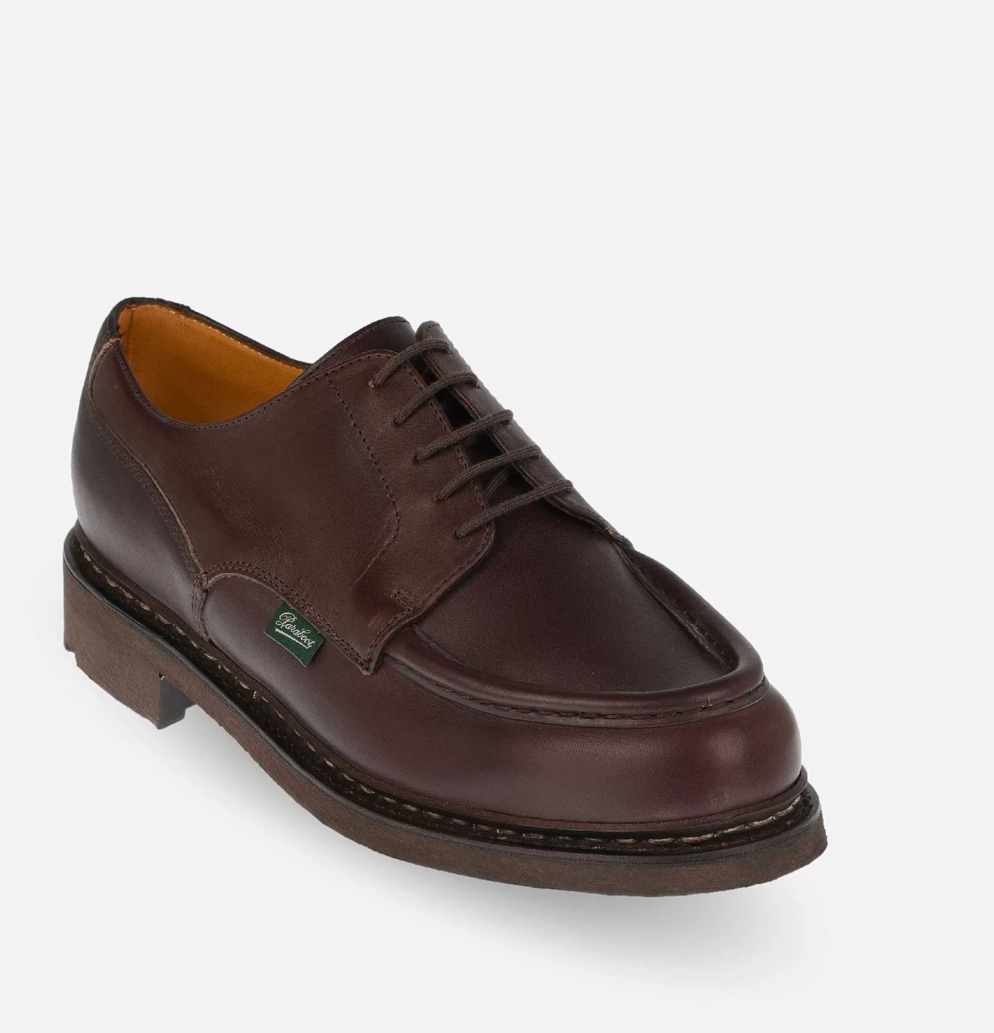 PARABOOT Villandry - Zapatos Casuales en Piel Tex Lis Color Café para Hombre, Estilo Urbano y Duradero