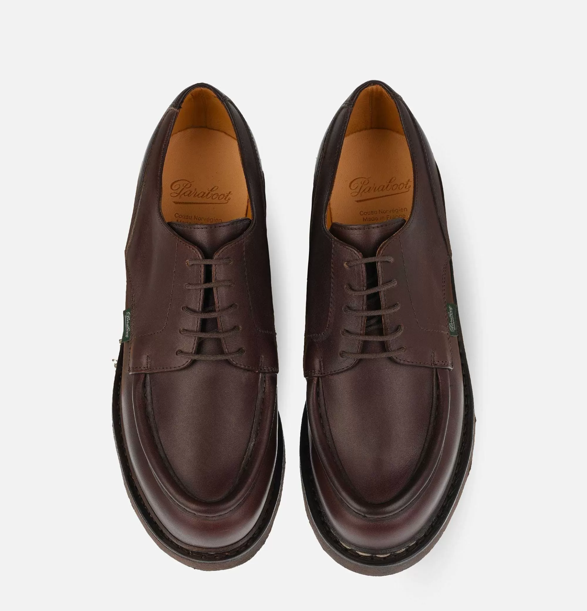 PARABOOT Villandry - Zapatos Casuales en Piel Tex Lis Color Café para Hombre, Estilo Urbano y Duradero