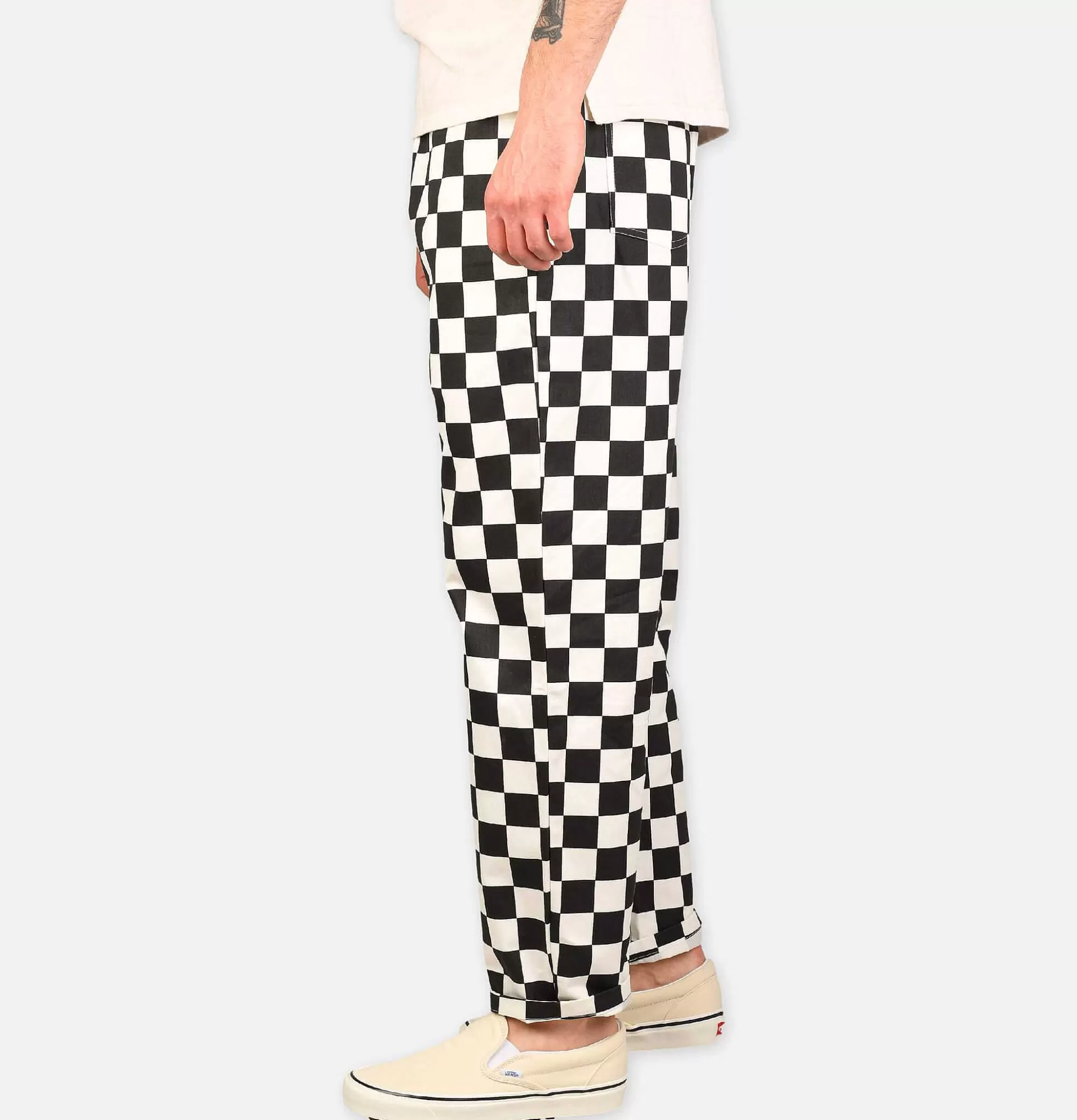 Pantalón Profesional de Chef COOKMAN - Diseño Cuadrillé en Negro para Cocina

(，：1.  2. CuadrilléChecker 3. 