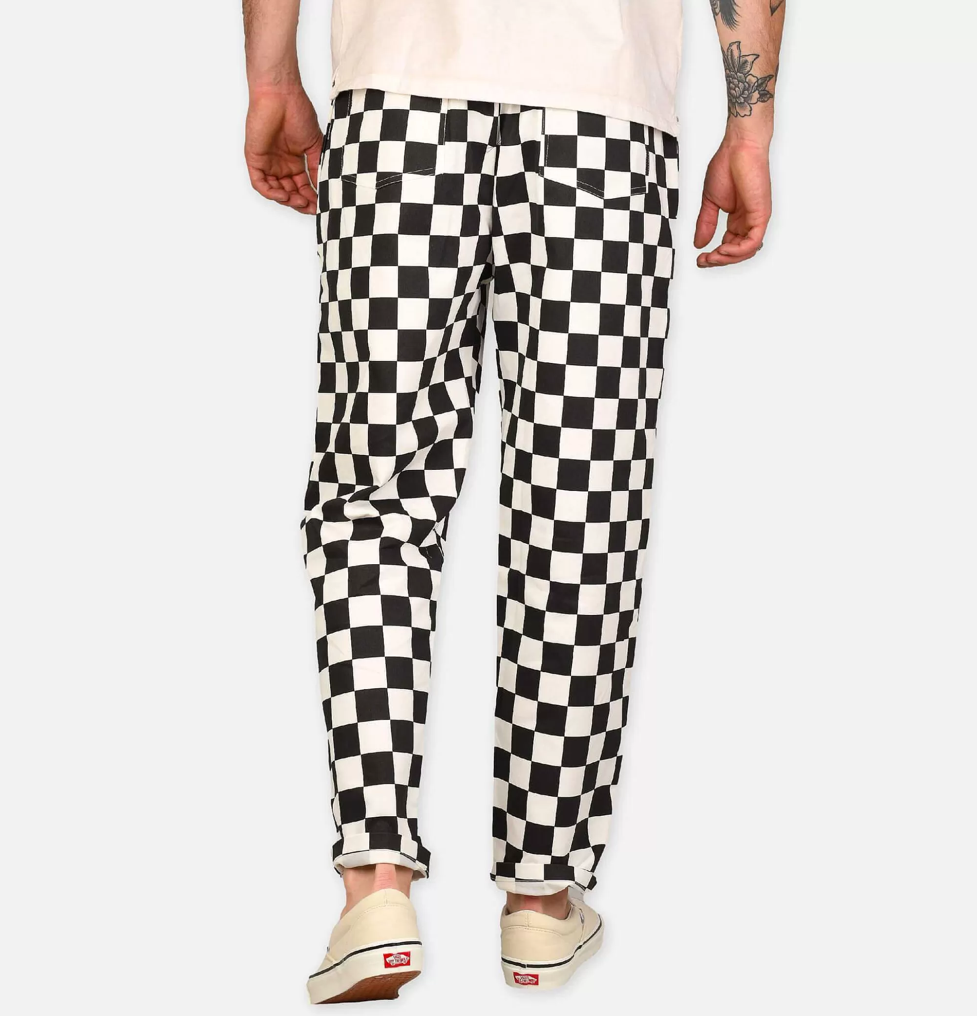 Pantalón Profesional de Chef COOKMAN - Diseño Cuadrillé en Negro para Cocina

(，：1.  2. CuadrilléChecker 3. 